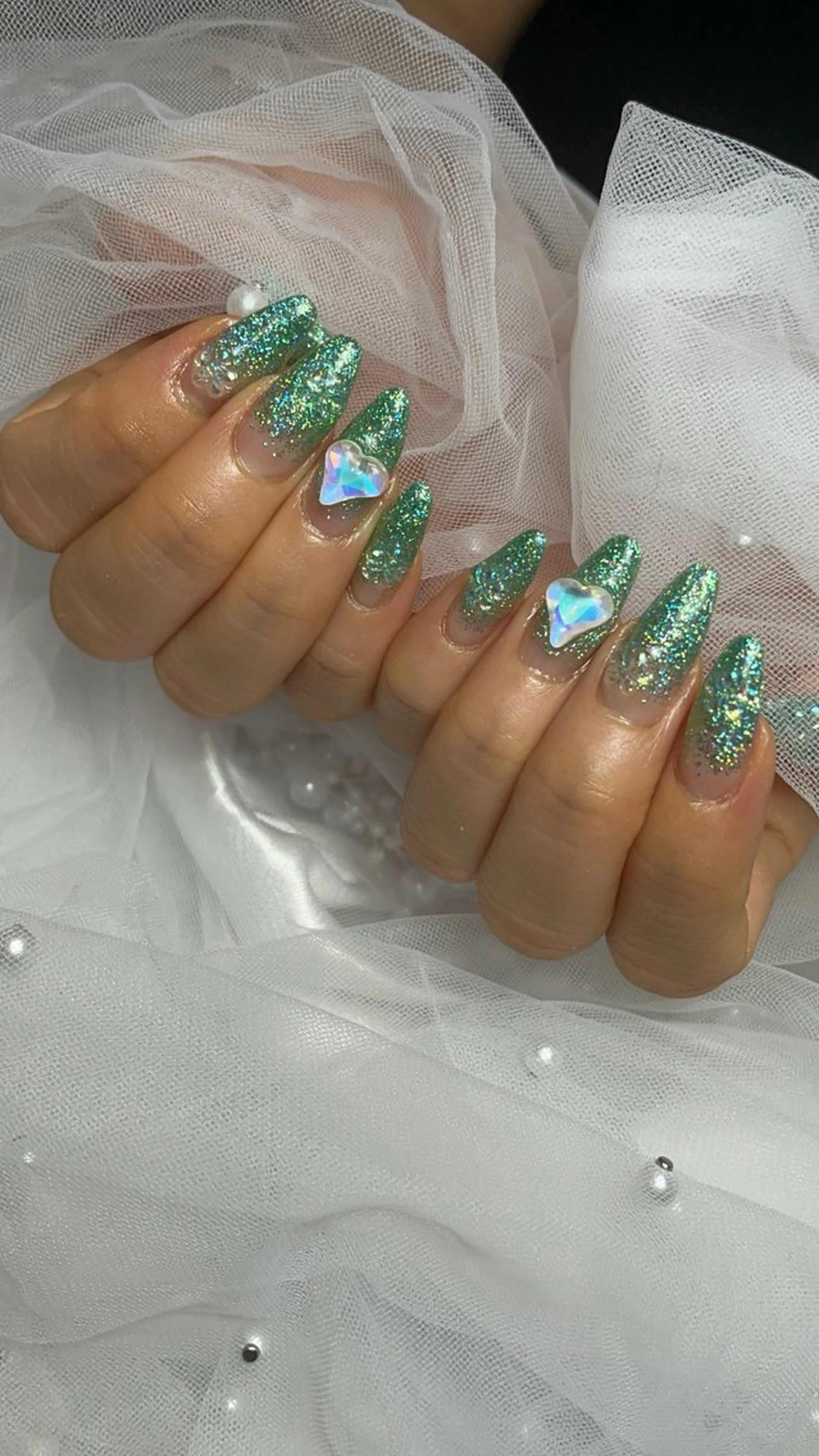 ラメグラデーション💎オフ無料の写真