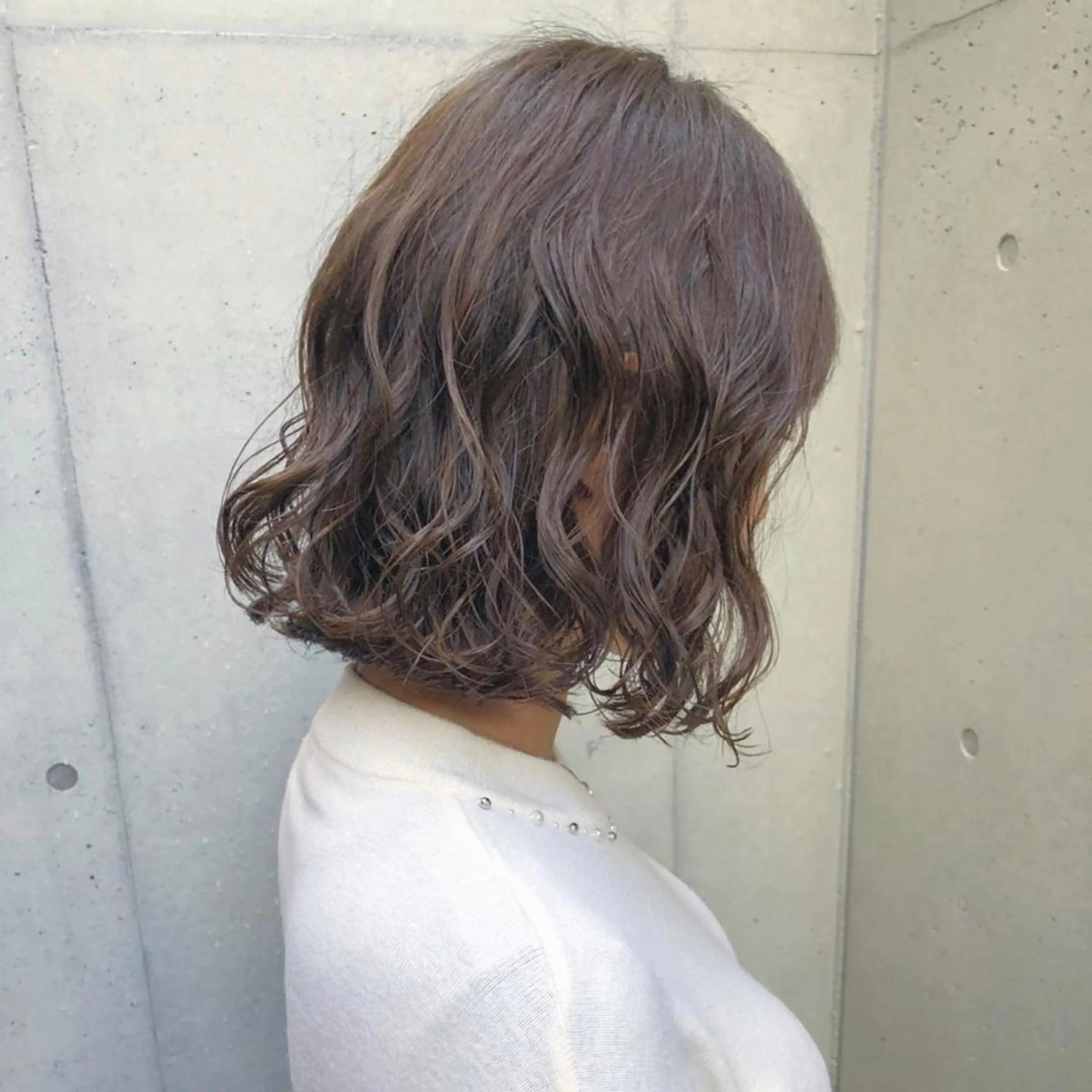 パーマ ボブパーマコテ巻き風 パーマNo1深江秀平のヘアスタイル