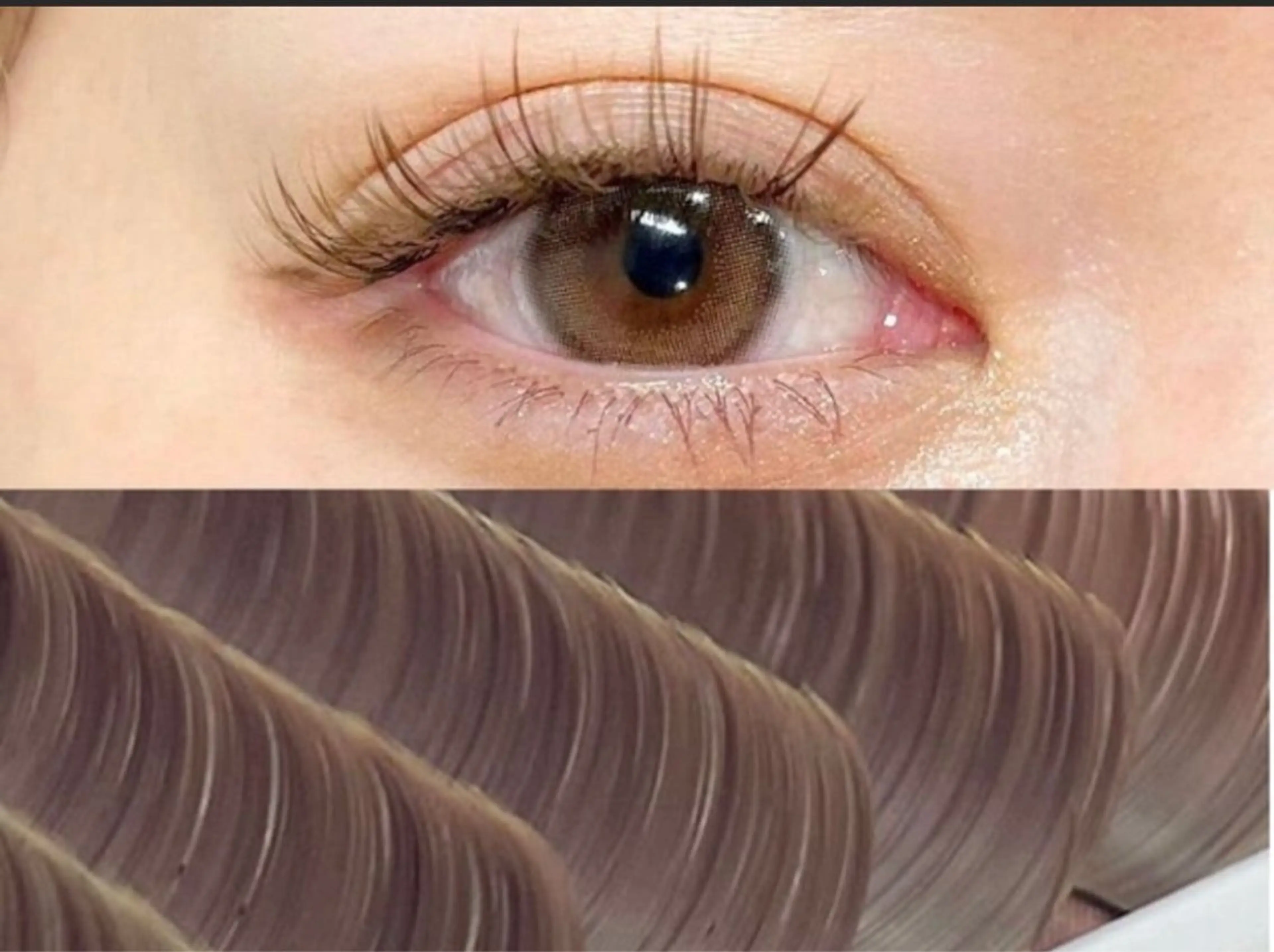 オフ無料★人気フラットラッシュ ★ ブラウン 100本→4700★120本→5300の写真