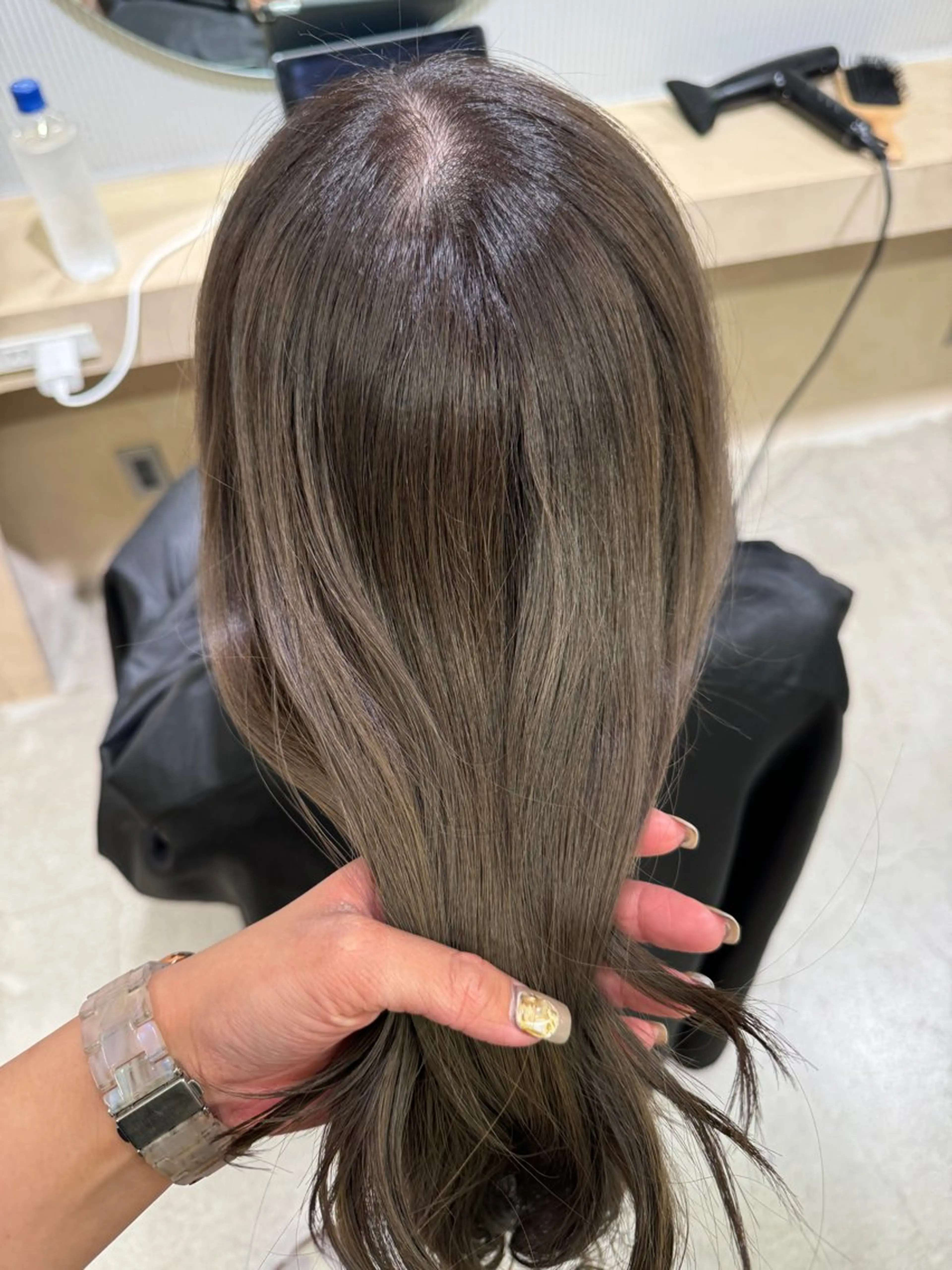 ロング ulu名古屋栄所属・落合しほ/韓国ヘア/ 髪質改善/縮毛矯正のヘアスタイル