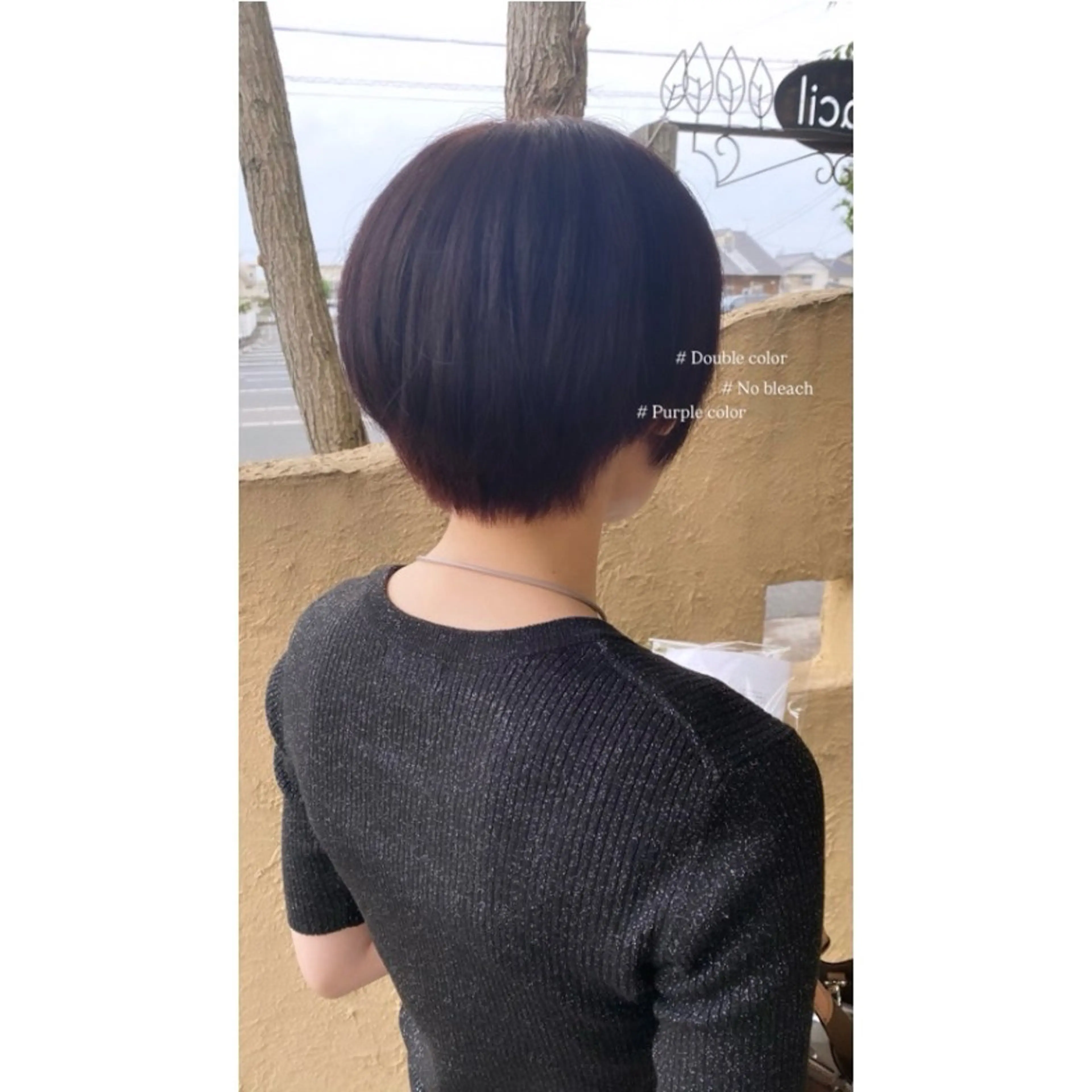 ショート カラー 艶カラー/縮毛矯正 /豊川/ユキのヘアスタイル