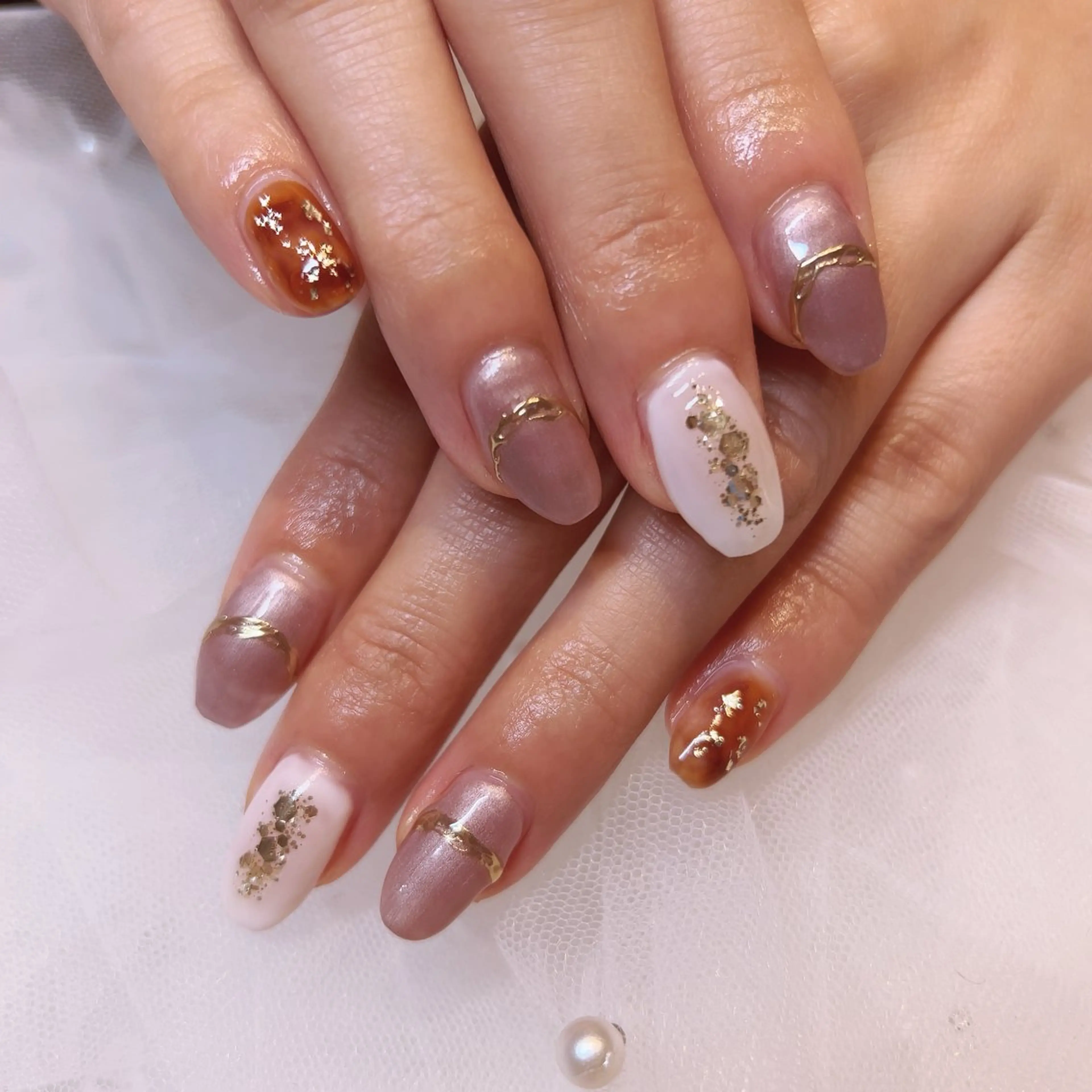 ネイル ハンドネイル nail salon pearのネイルデザイン