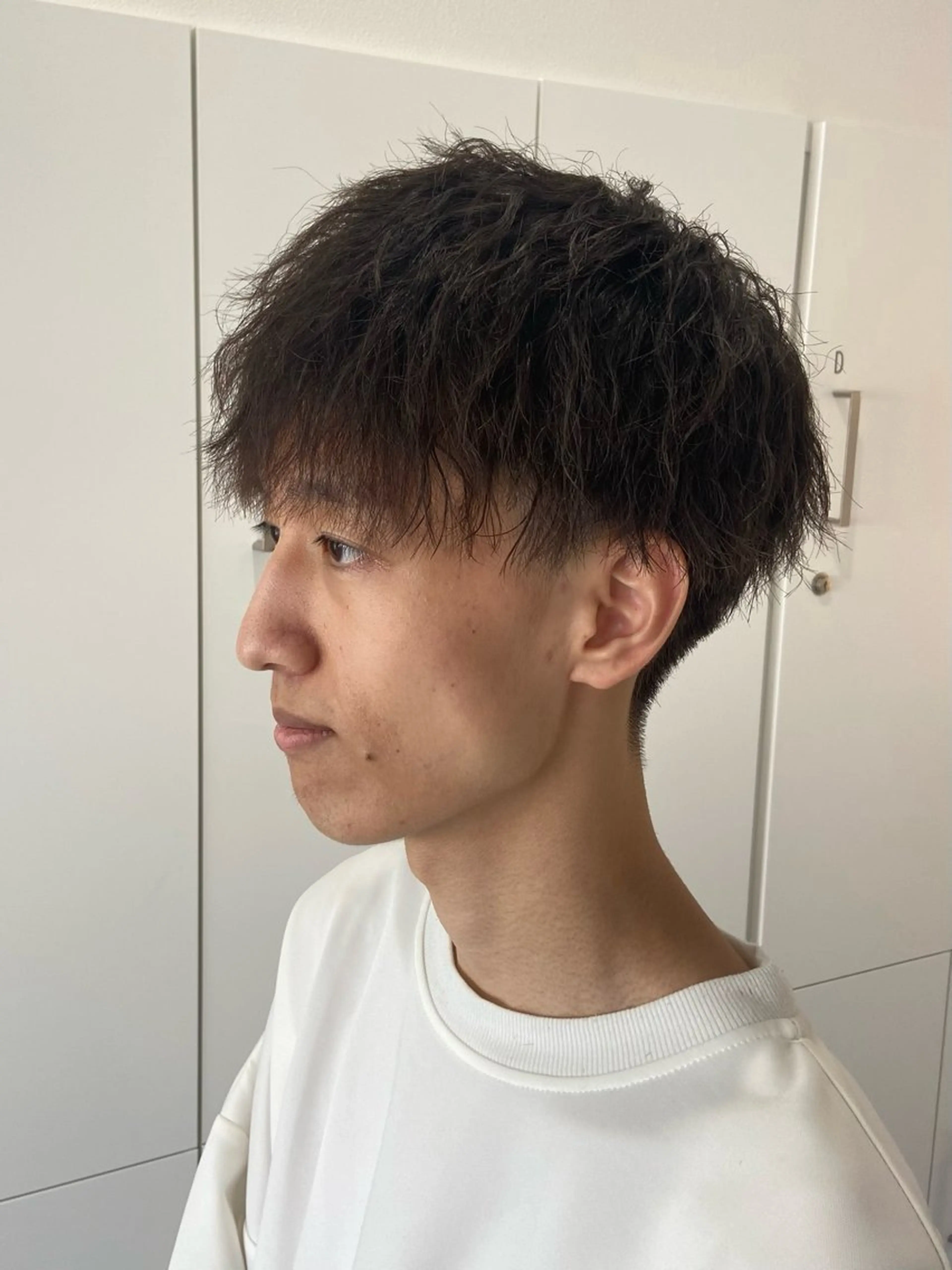 パーマ メンズ 福田 文太のヘアスタイル