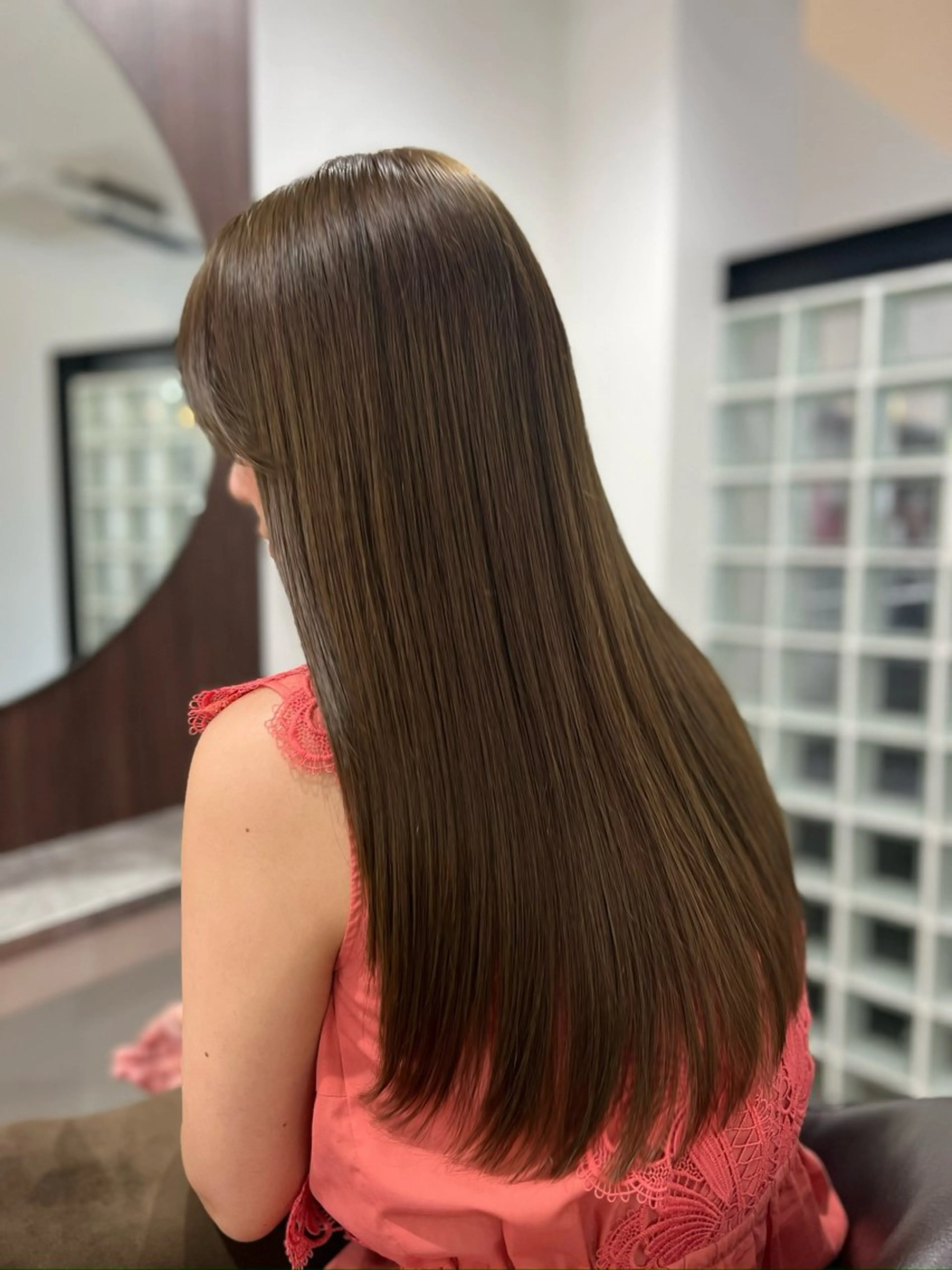 ロング カット ヘアカラー トリートメント 艶髪/髪質改善 【熊野隼人】のヘアスタイル