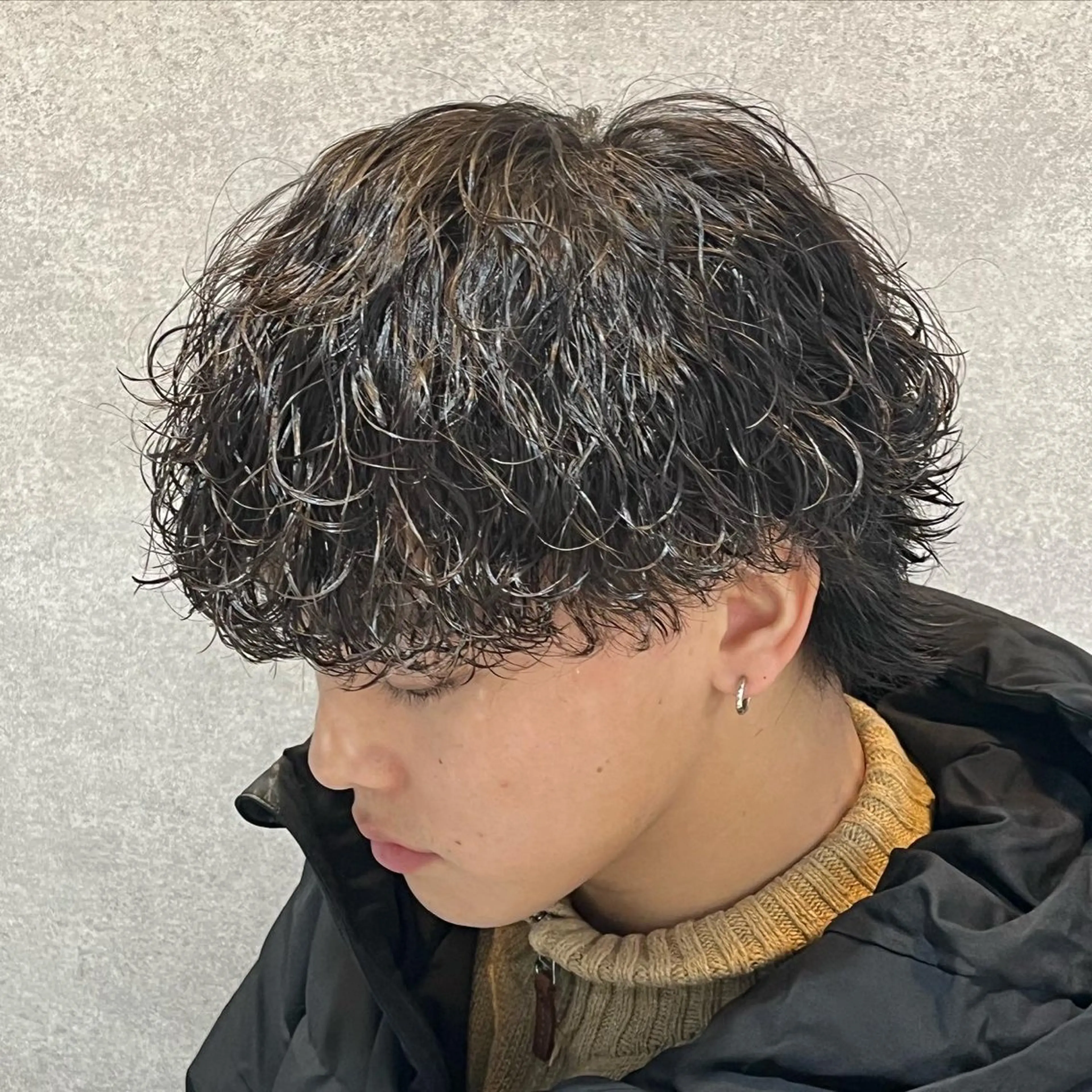 パーマ メンズ メンズパーマ カット パーマ トリートメント ヘッドスパ ヘアセット 🔥メンズカット＋ パーマの達人🔥のヘアスタイル