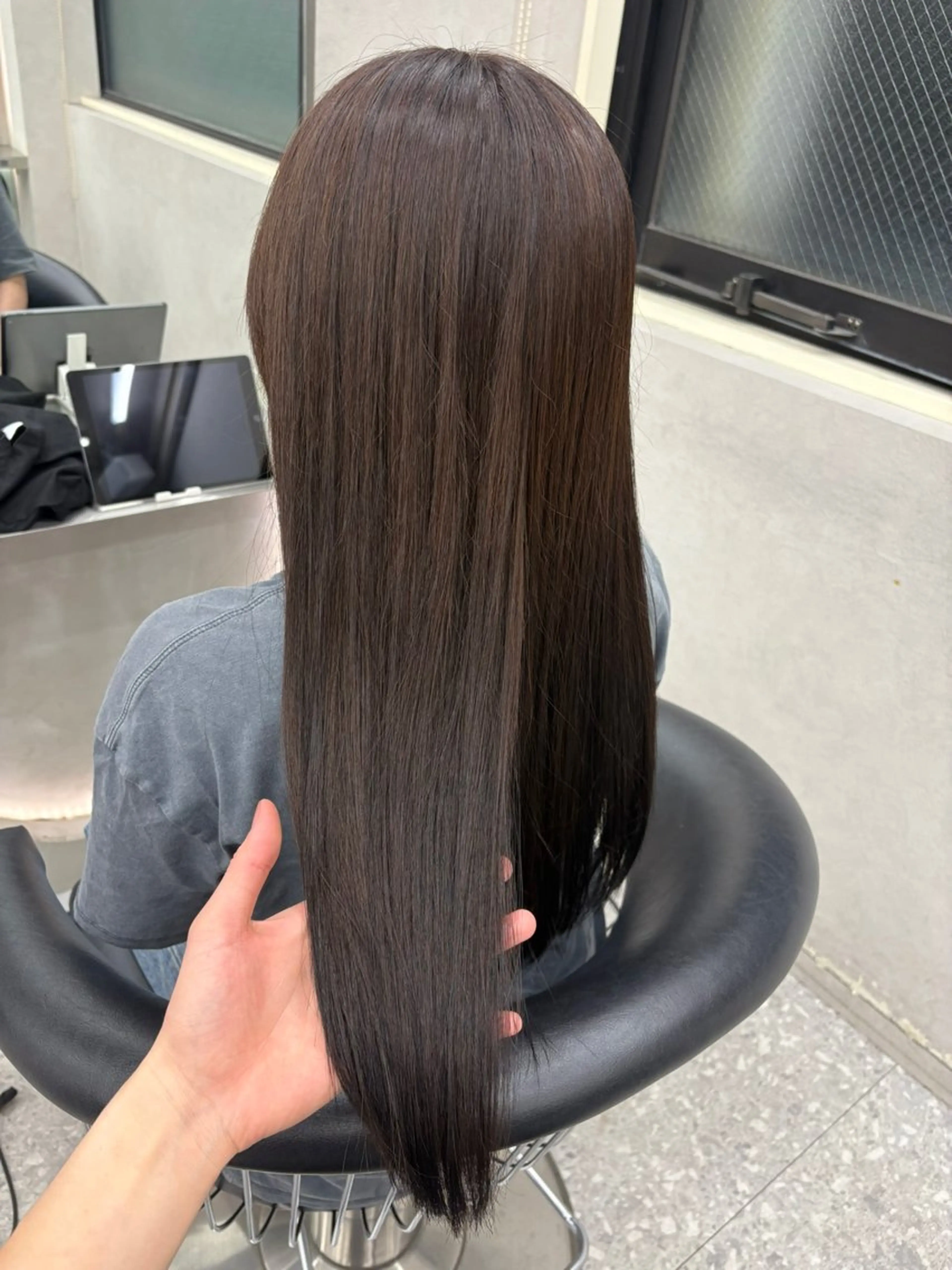 ロング 韓国風ヘア レイヤーカット Yuta✂︎ 韓国レイヤー🪽のヘアスタイル