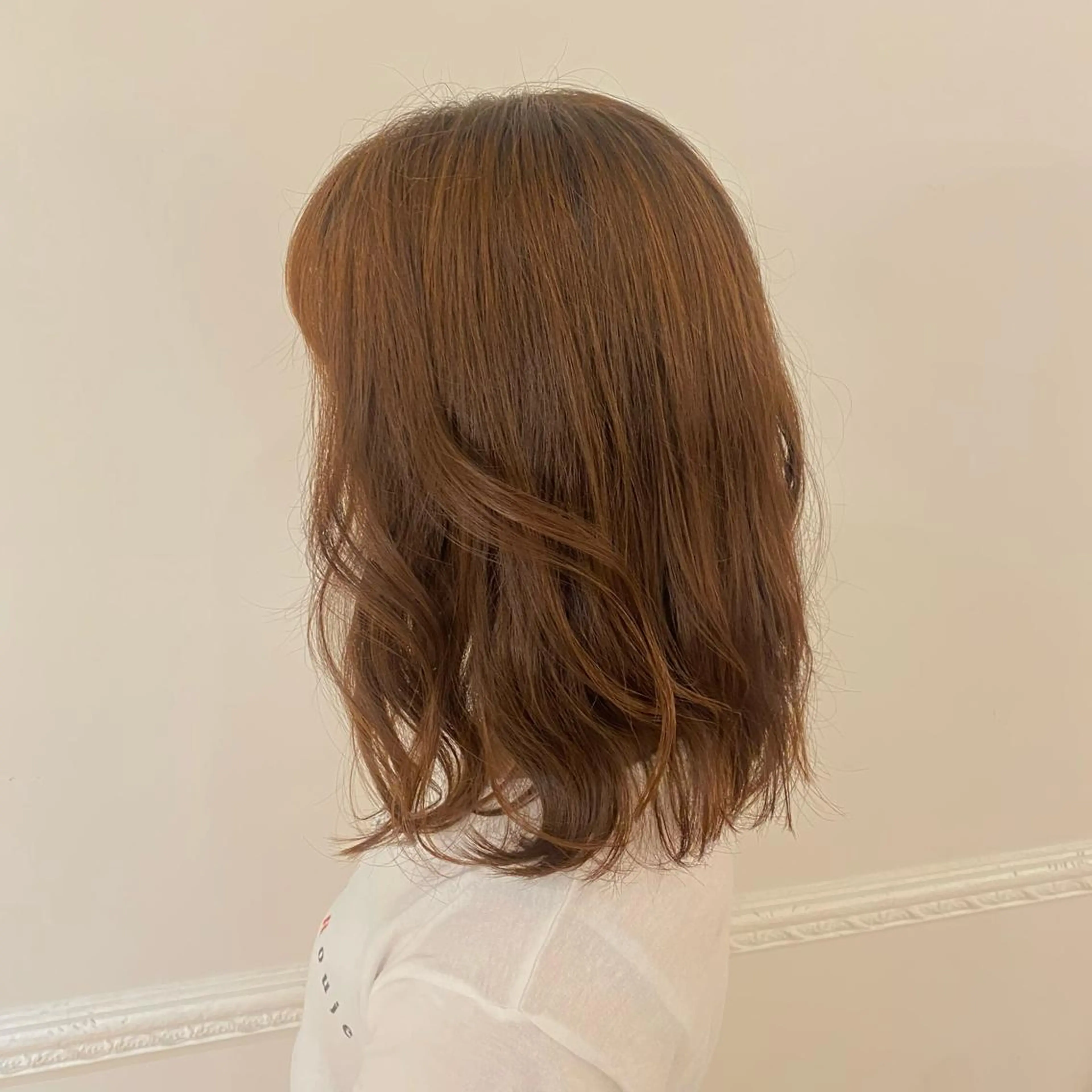 セミロング カラー 大阪ハイトーン /MYUUのヘアスタイル