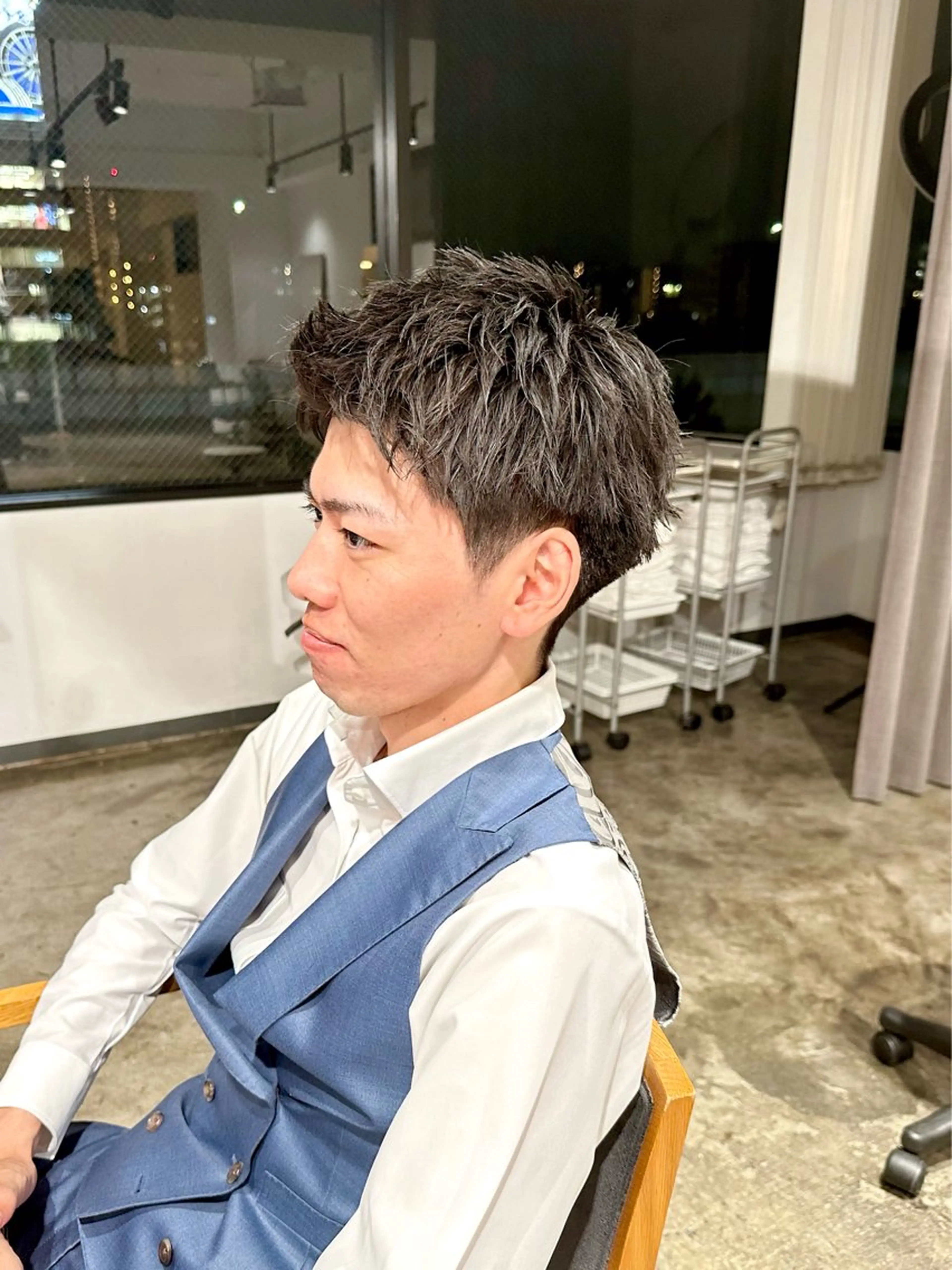 メンズ フェードカット スキンフェード スパイキーショート 刈り上げ カット 骨格補正施術/メンズ 専門美容師/YUYAのヘアスタイル