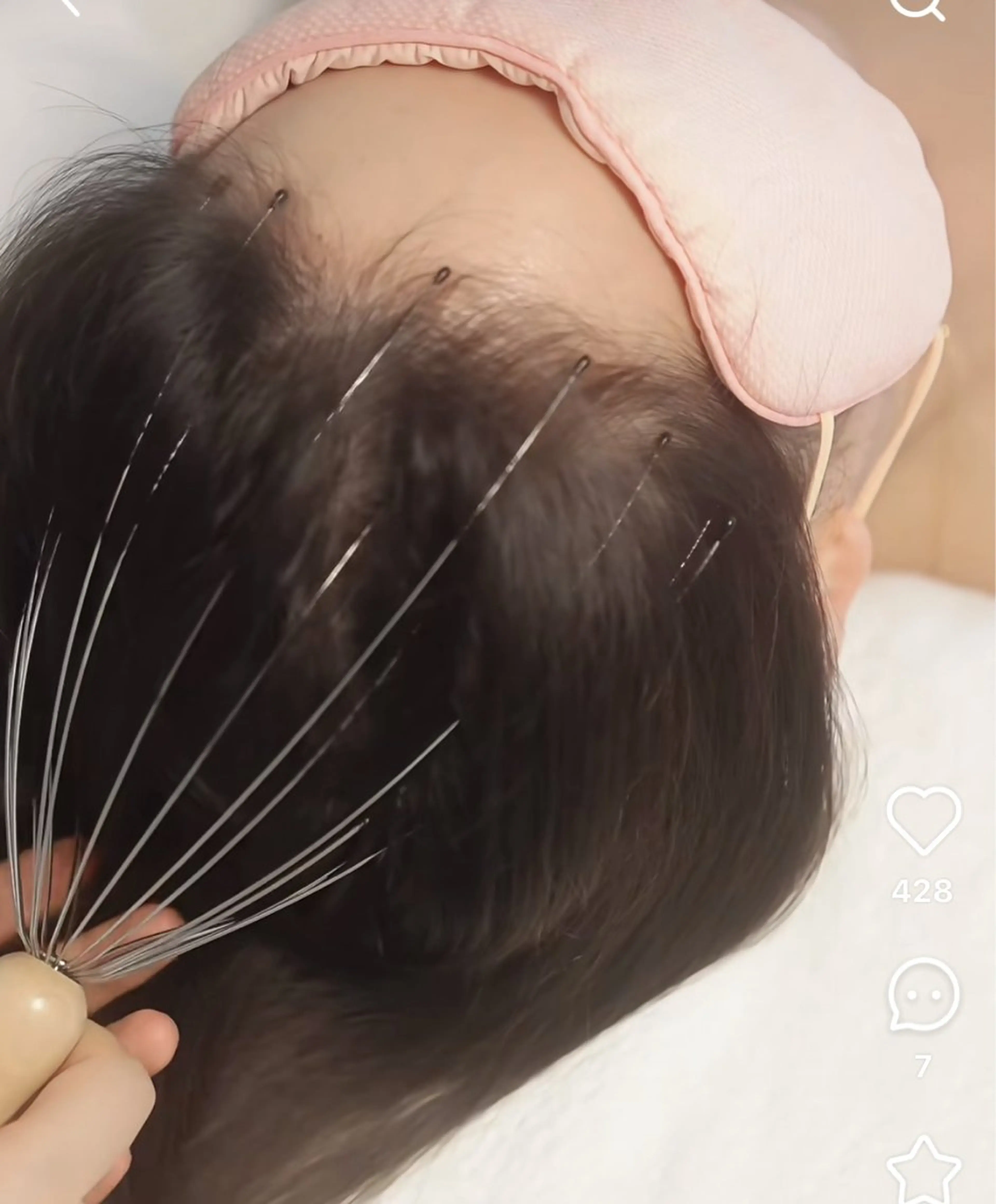 👩🏻【頭】ヘッドスパ💕横振動&ハンド🦋頭皮➕眼睛ツボ➕肩➕顔➕耳➕首🦋50分の写真