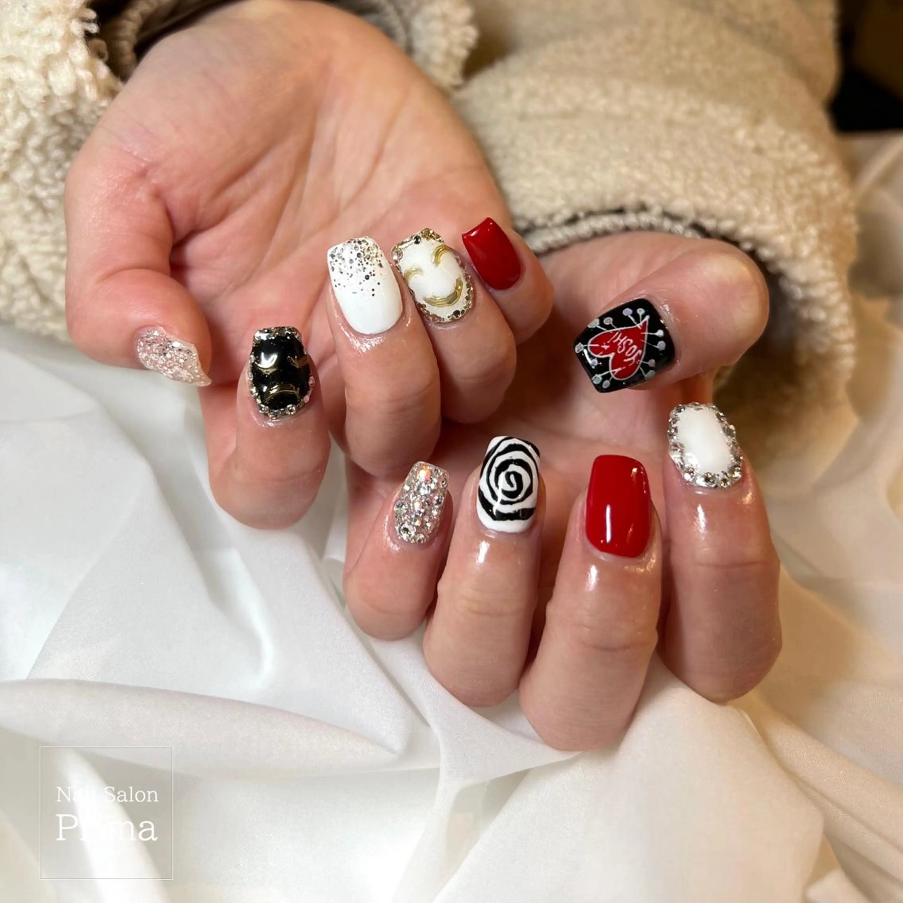 セミロング ネイル SalonPrima Nail & Eyeのマツエク・マツパデザイン