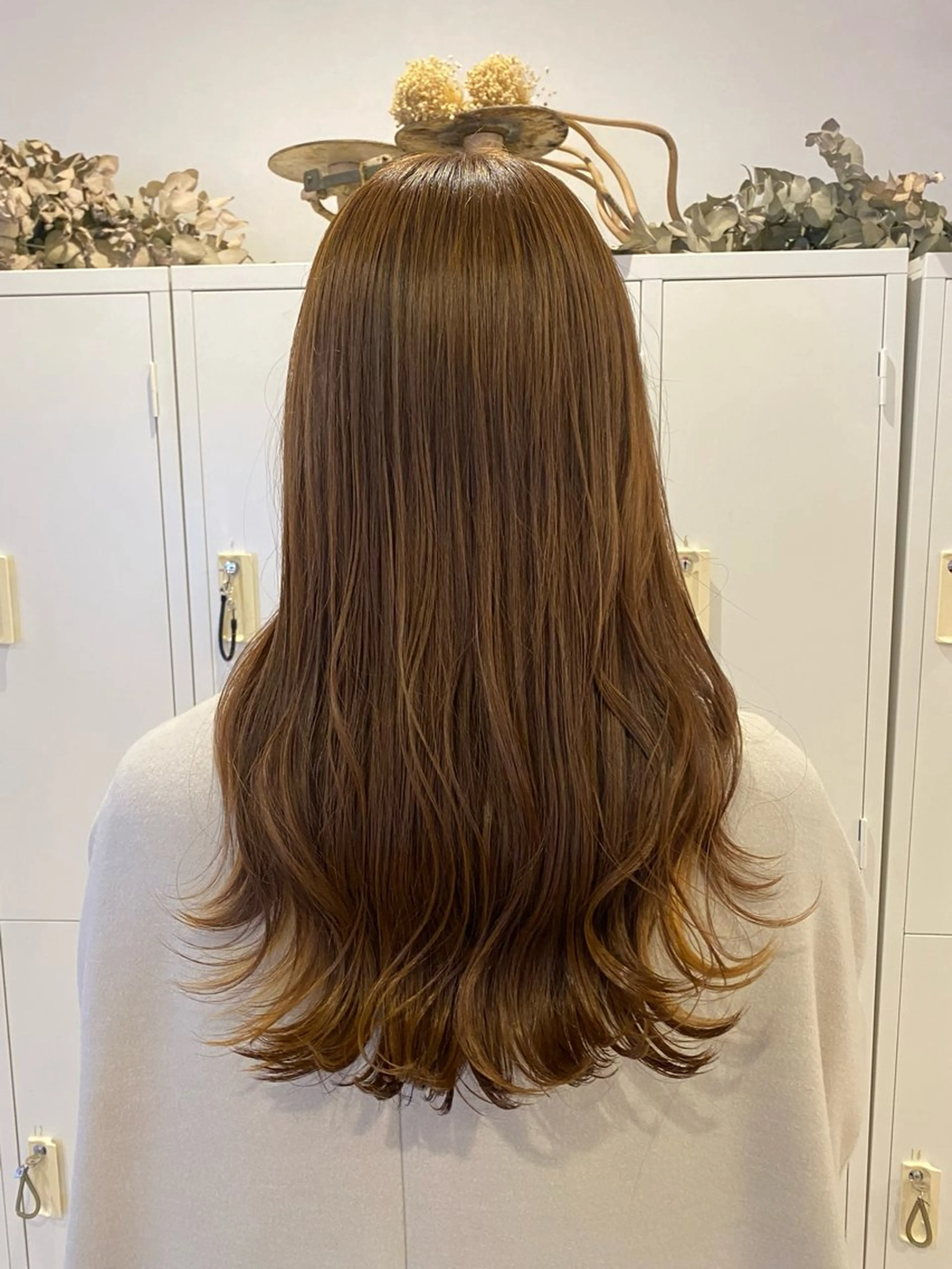 ロング カラー 杉原さやか 本陣/カット無料のヘアスタイル