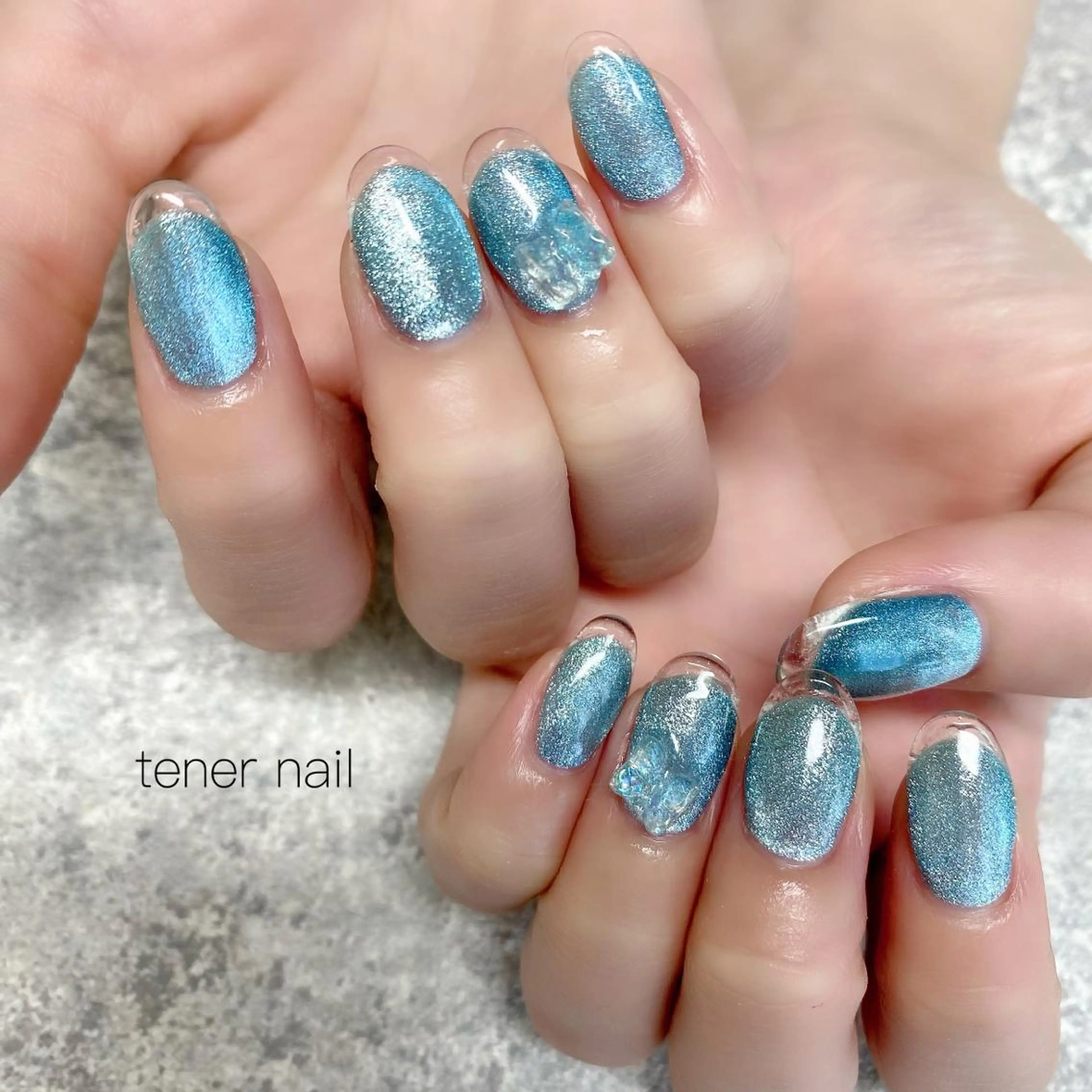 ネイル クリアネイル フレンチネイル tener  nail  テネルネイル所属・テネルネイル tener nailのネイルデザイン