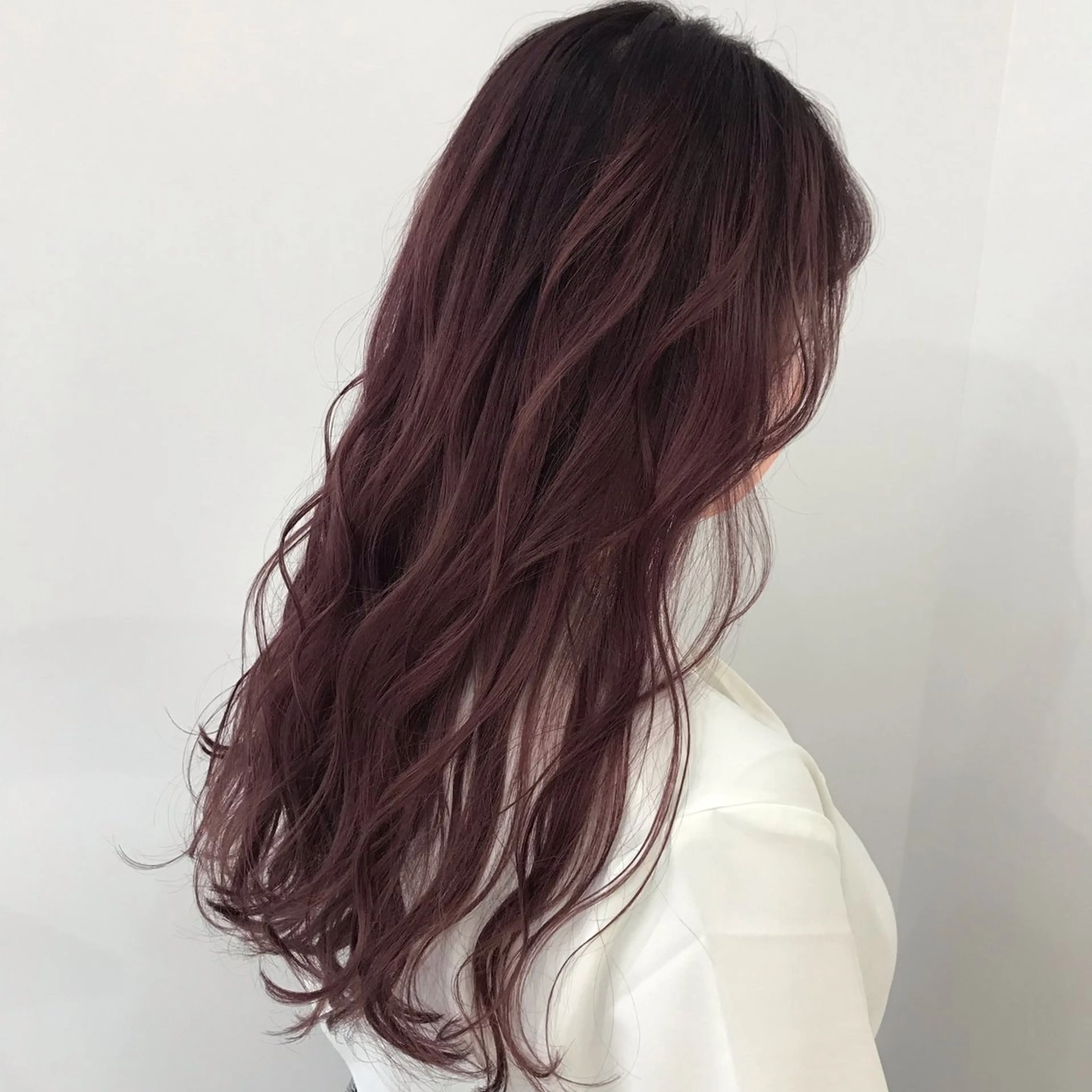 ロング カット ヘアカラー トリートメント 天王寺の美容師 わだひろしのヘアスタイル