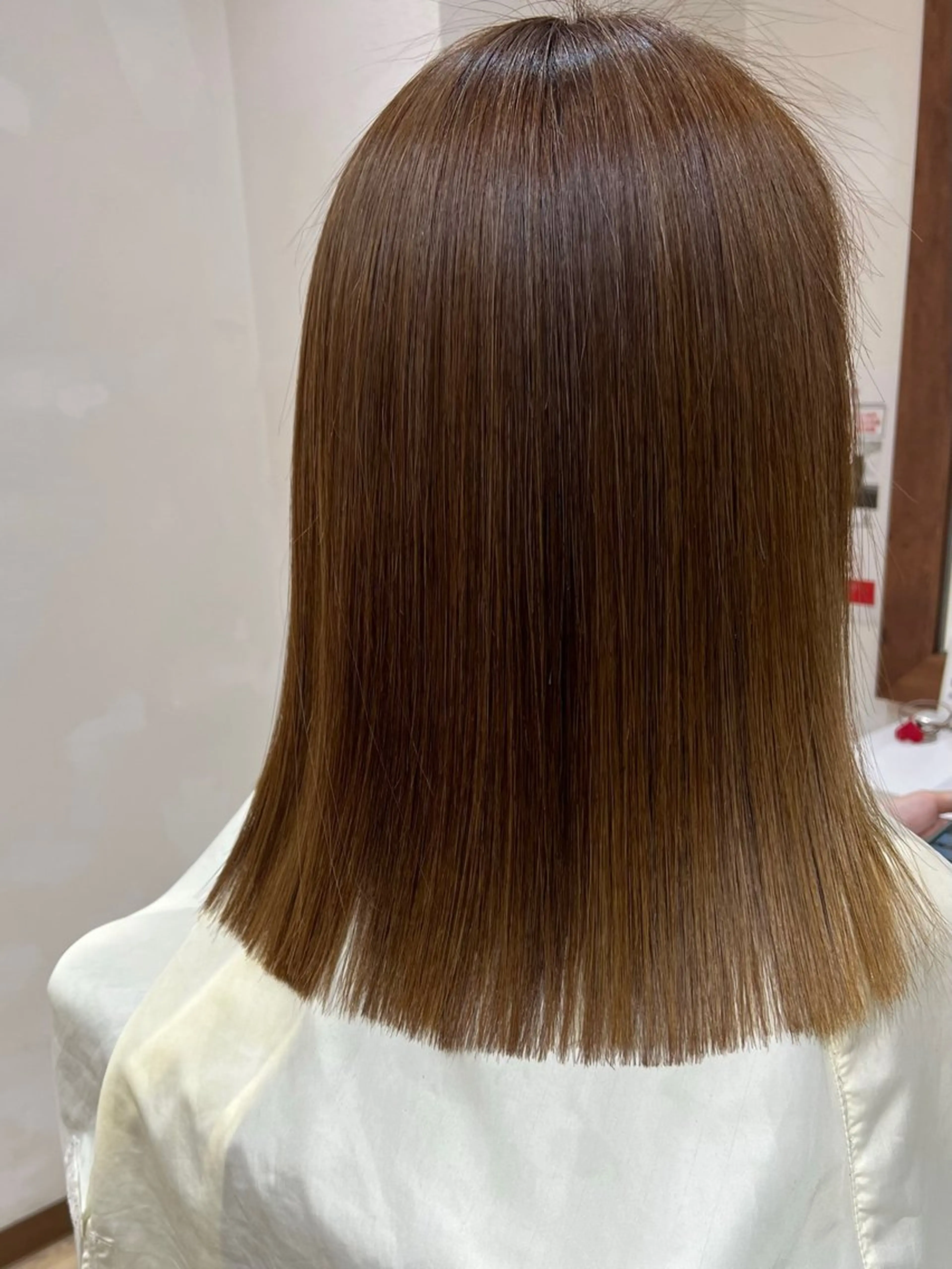 ミディアム 縮毛矯正 酸性ストレート HAIR BEAUTY Plaser所属・透明感カラー🕊️✨ Mayu🦮🩶のヘアスタイル