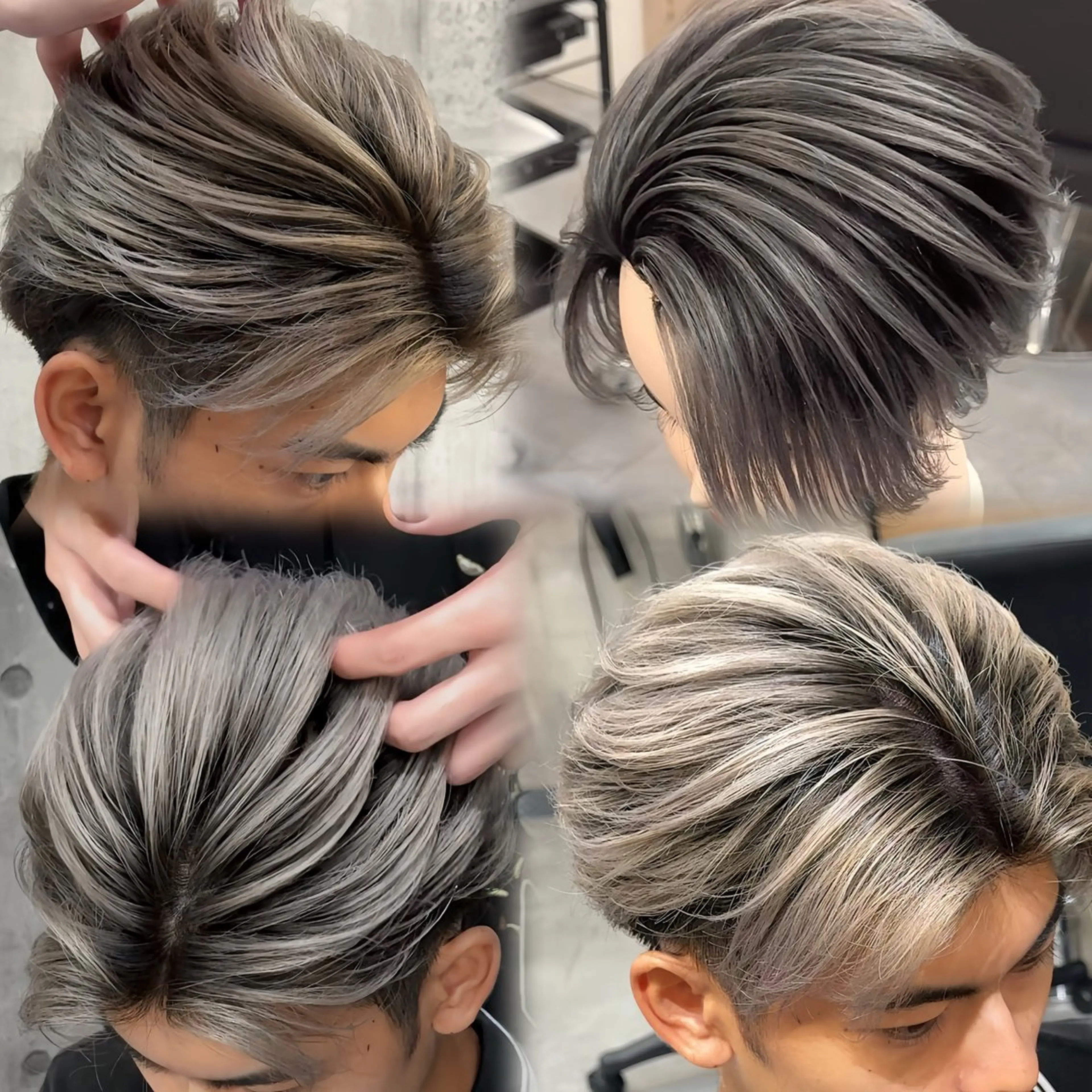 ショート カラー CHROMAN by become所属・RYUKI/ 複雑履歴ハイトーンのヘアスタイル