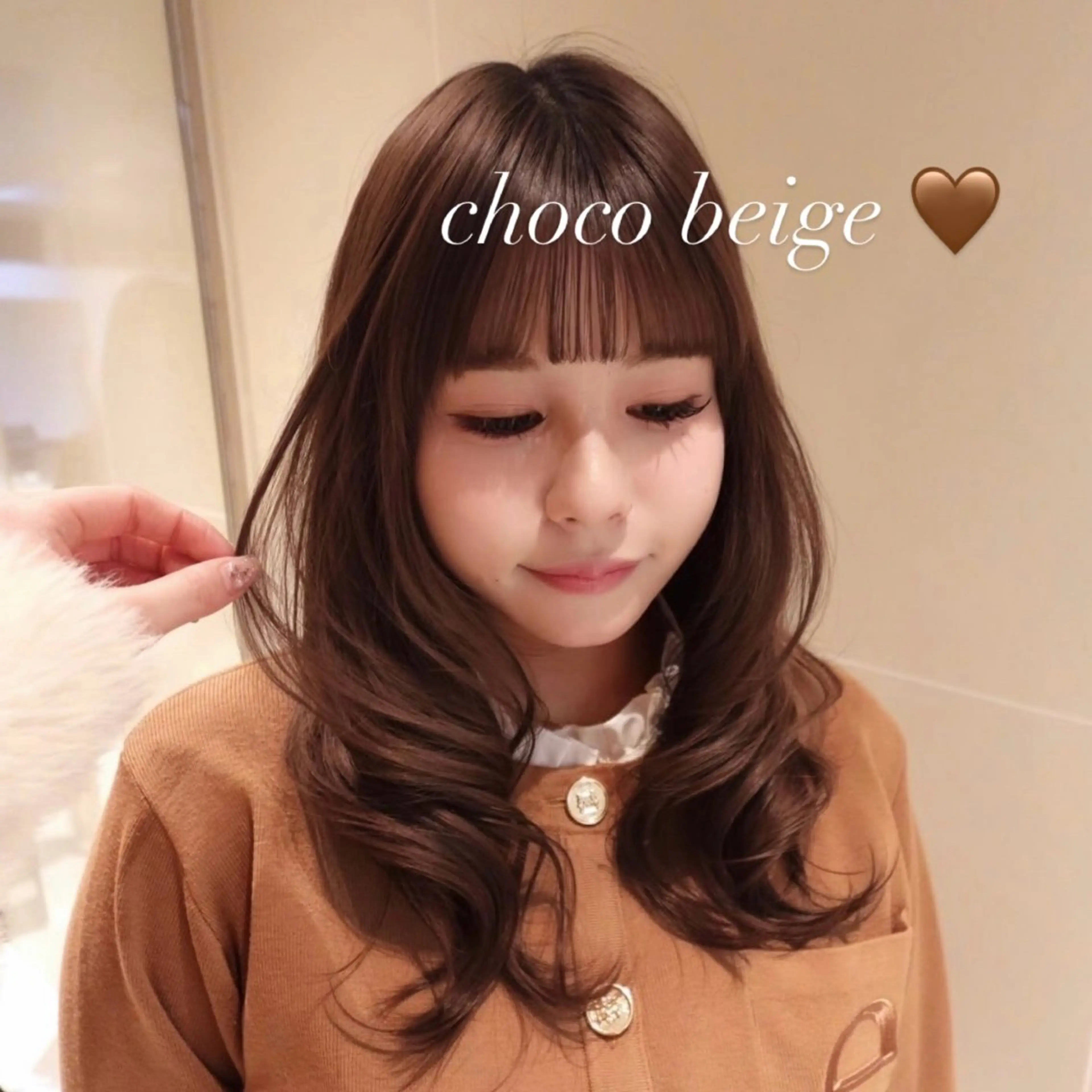 セミロング カラー レイヤーカット ヘアカラー トリートメント jeno by apish所属・ボブカット/艶 モテカラー🎀rioのヘアスタイル