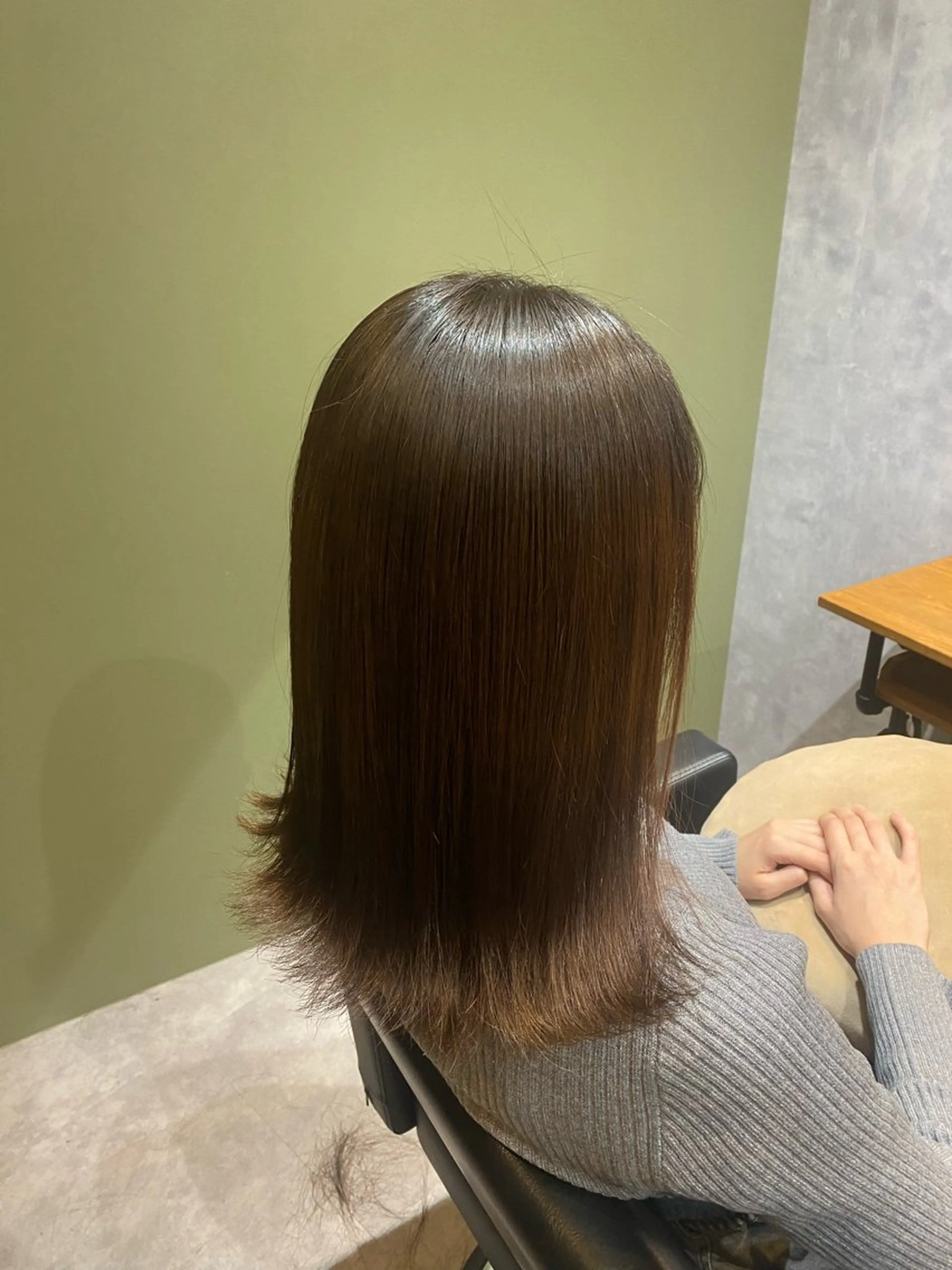 パーマ ストレートパーマ 一ノ谷 優妃のヘアスタイル