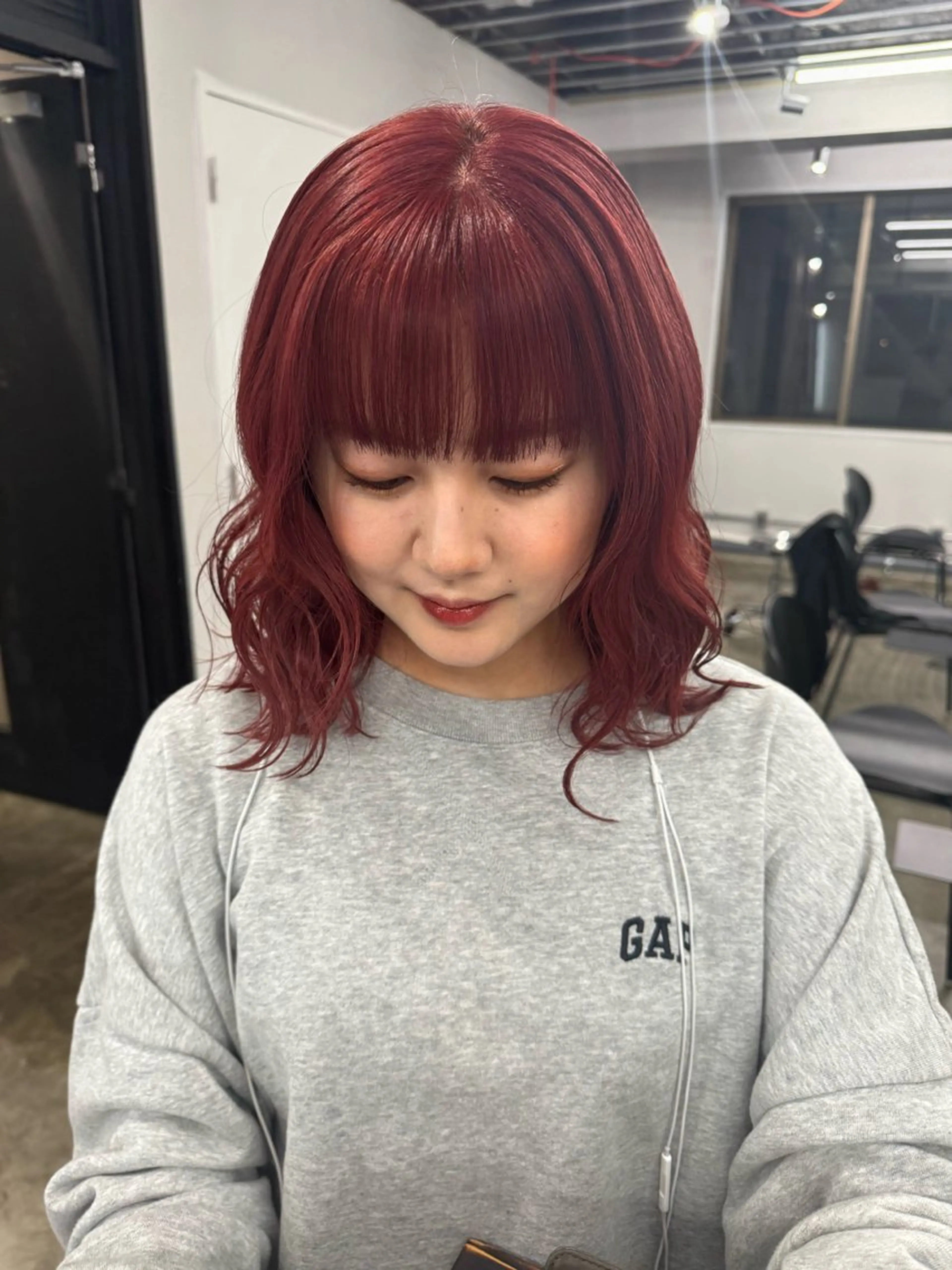 ミディアム カラー メンズ 心斎橋美容室 Junのヘアスタイル