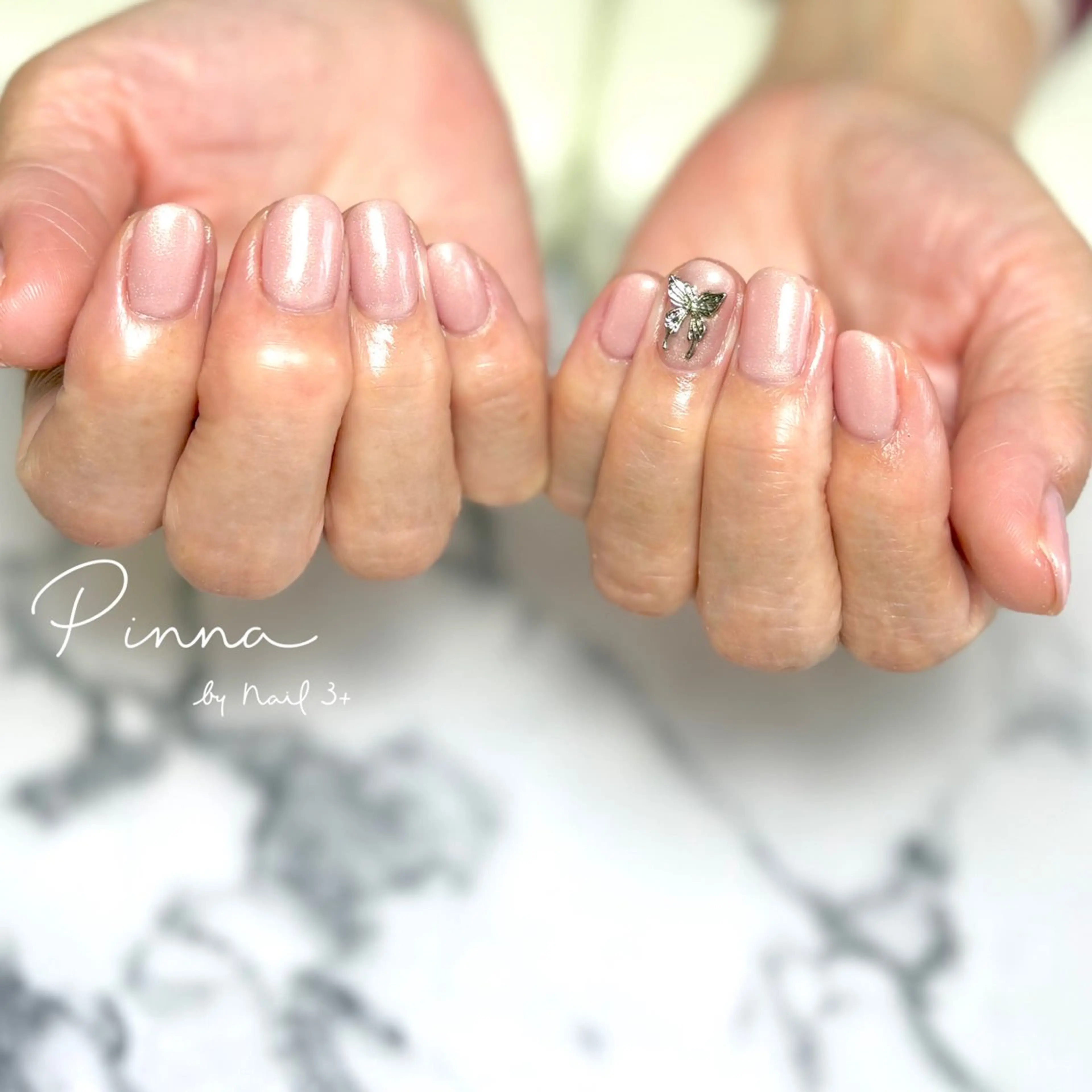 ネイル ラメ(グリッター) Pinna by nail3+所属・Mayu 🌷🦋のネイルデザイン