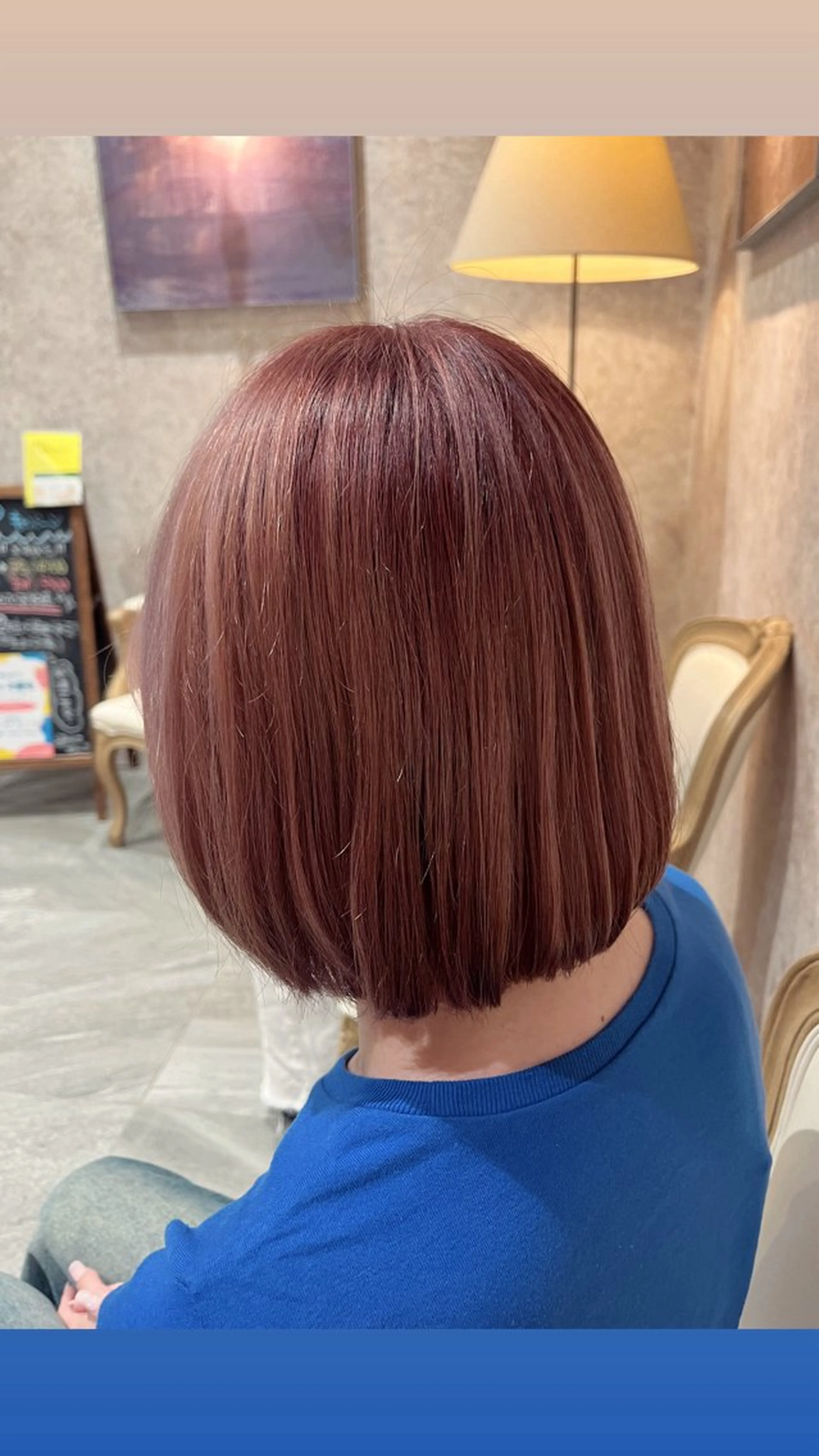 ショート カラー ヘアカラー シャドールーツ earth　深川愛実のヘアスタイル