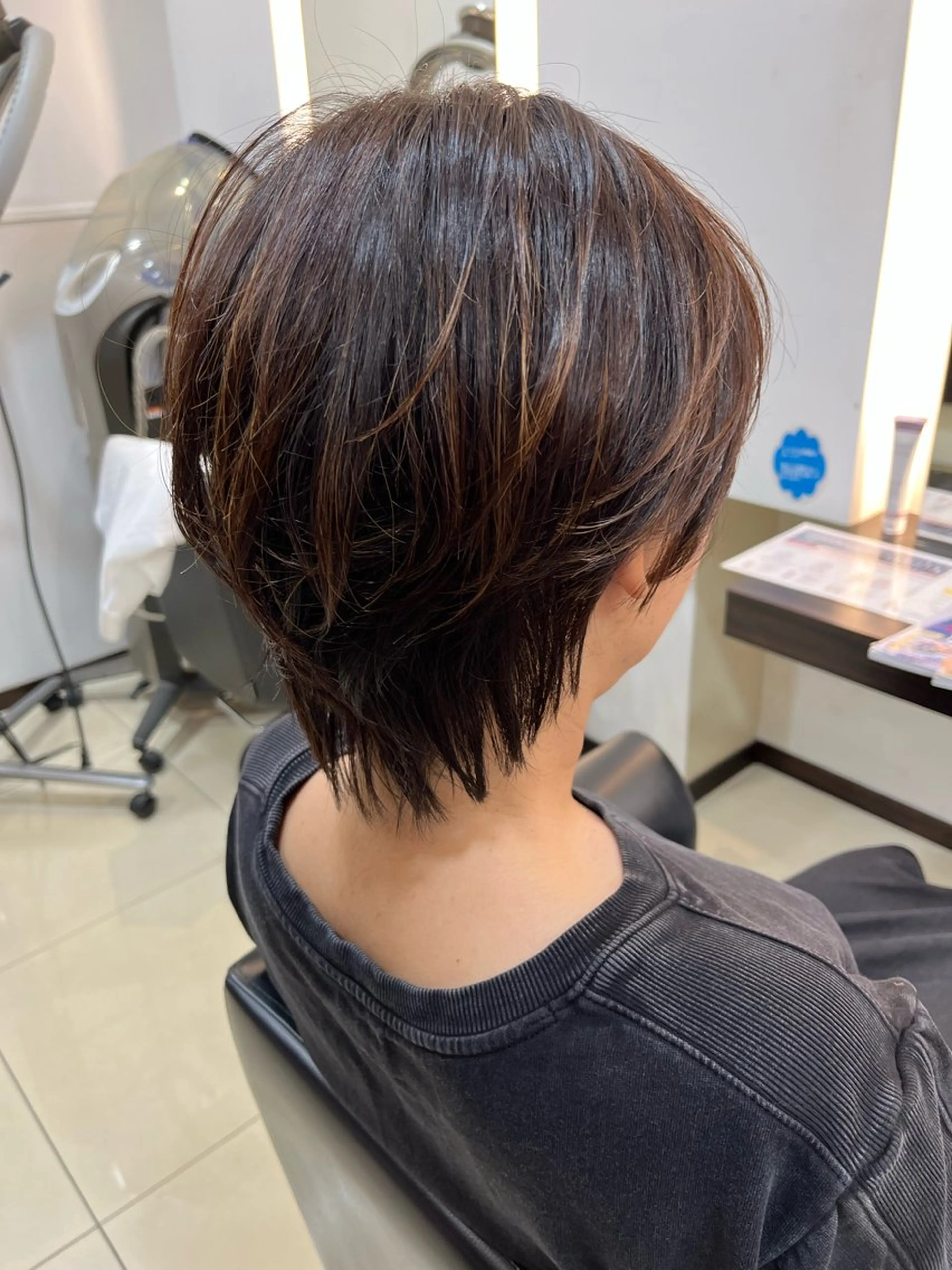 ショート くびれヘア ショートヘア 吉田 隆之介のヘアスタイル