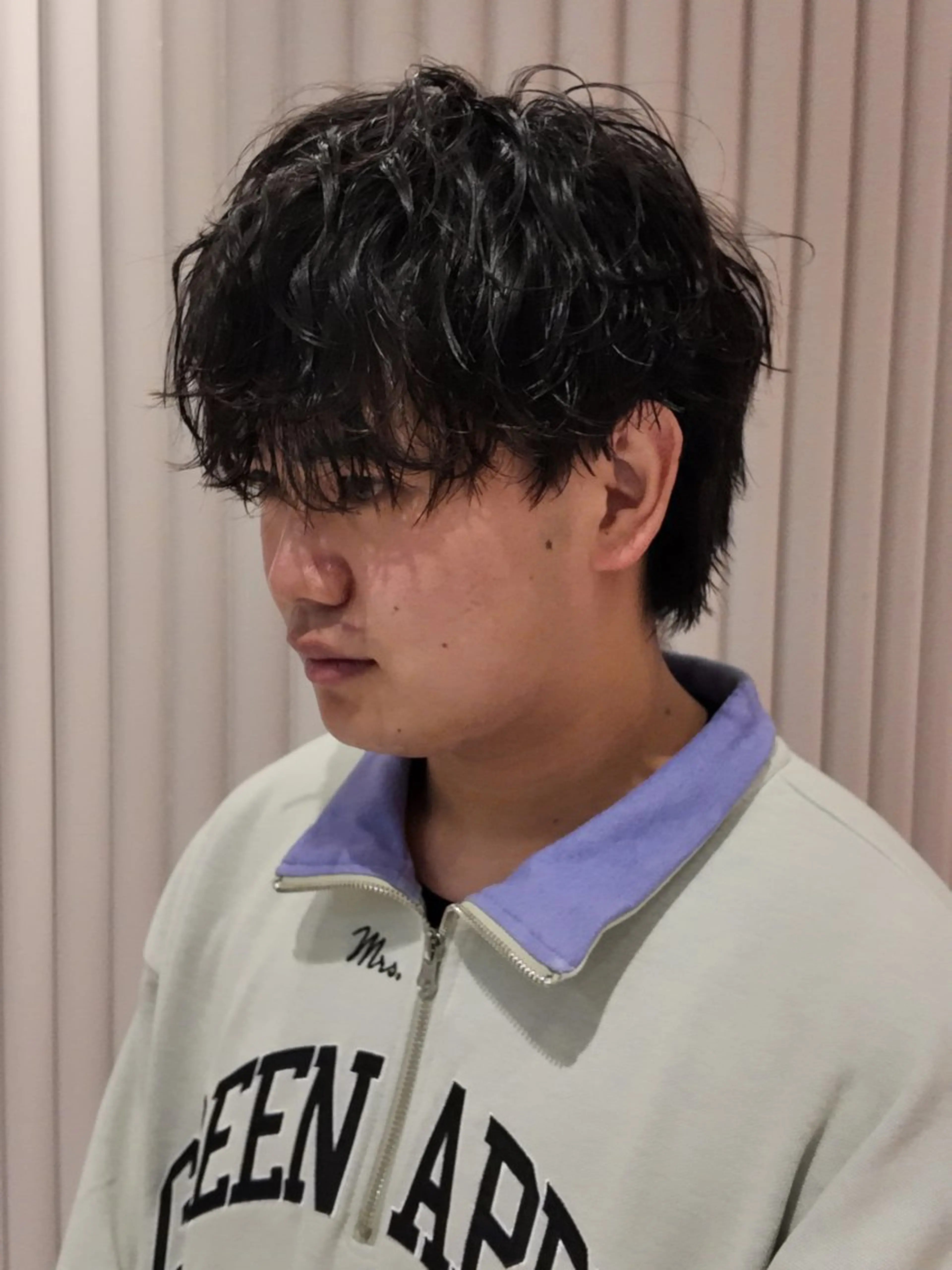 ショート パーマ メンズ SALOWIN名古屋Suite店所属・名古屋のメンズ特化 美容師/わたるのヘアスタイル