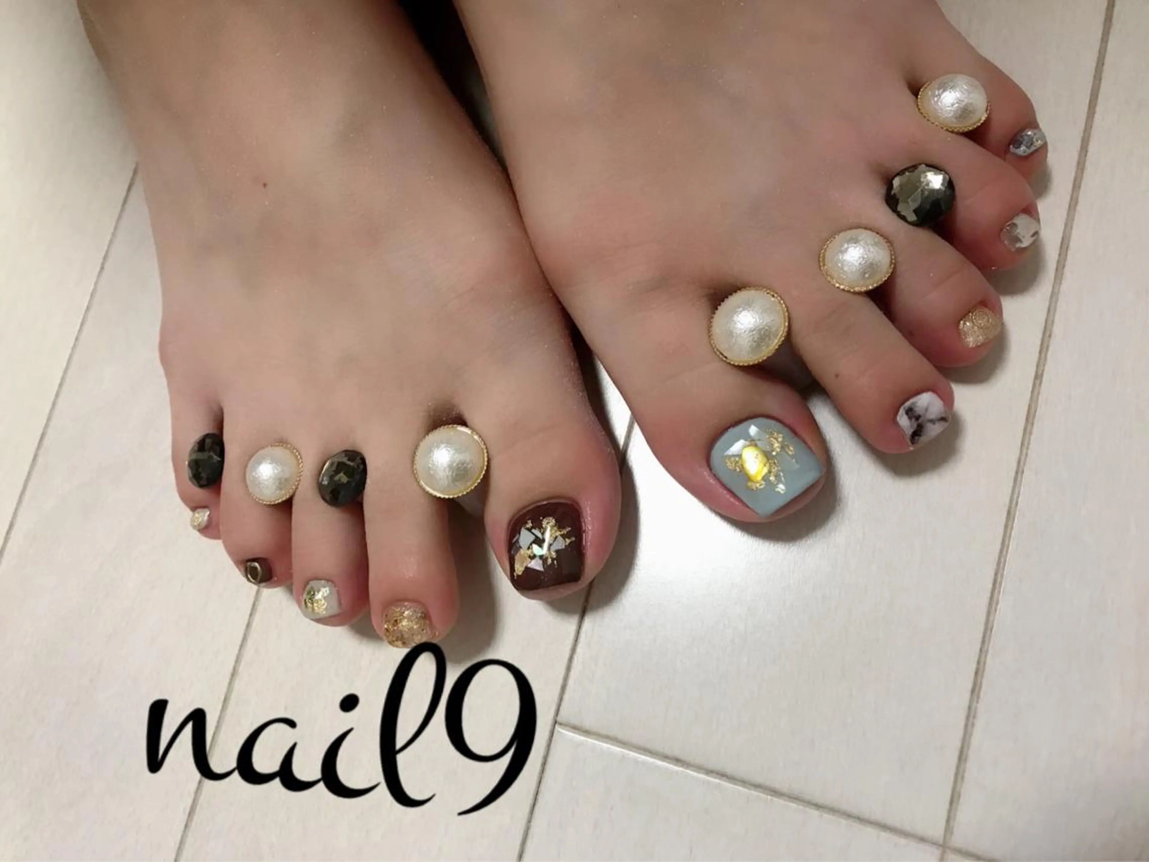 ネイル フットネイル ネイルサロン nail9のネイルデザイン