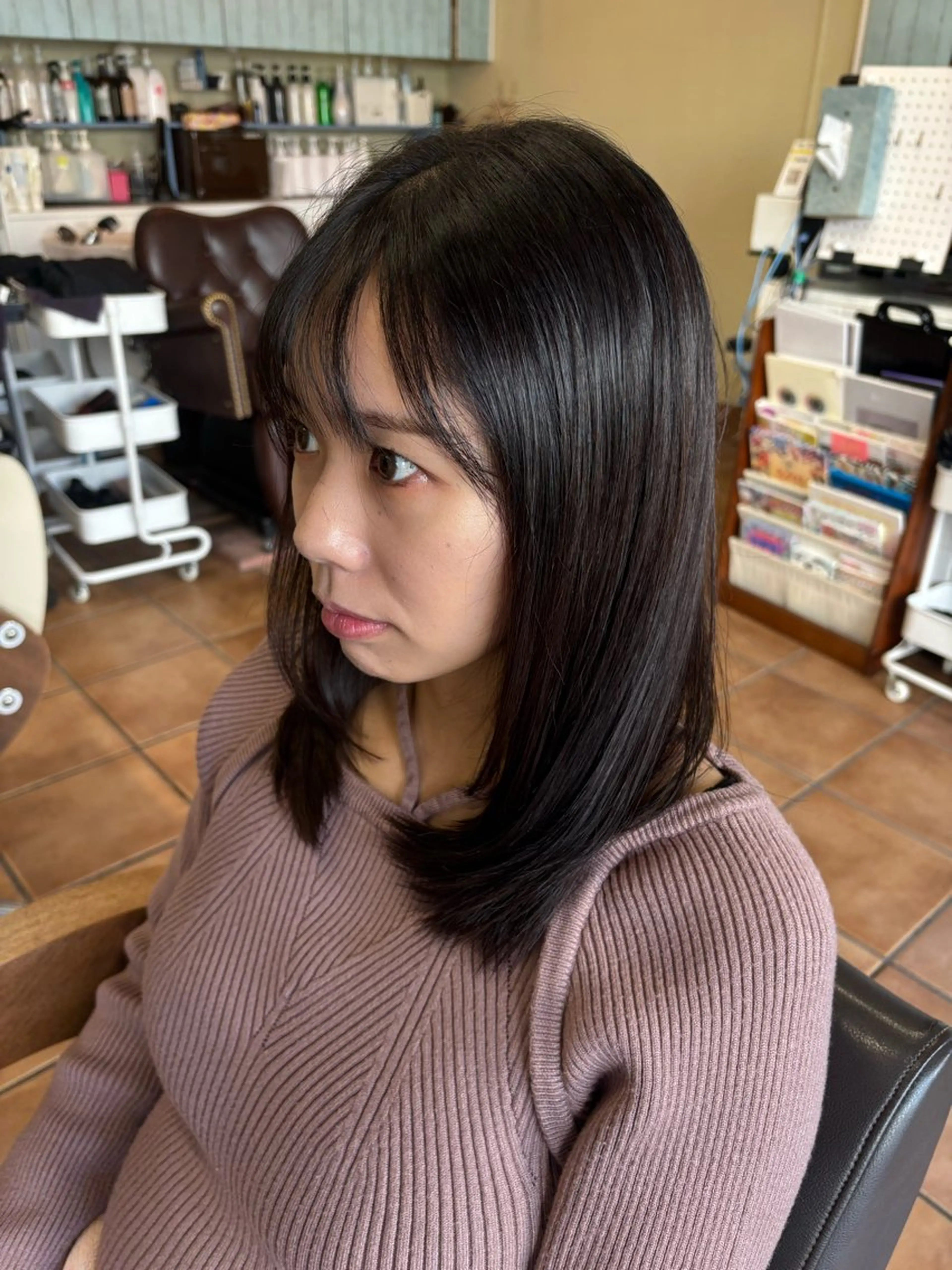 ミディアム カット remile西台店所属・つばた みゆ🦋のヘアスタイル