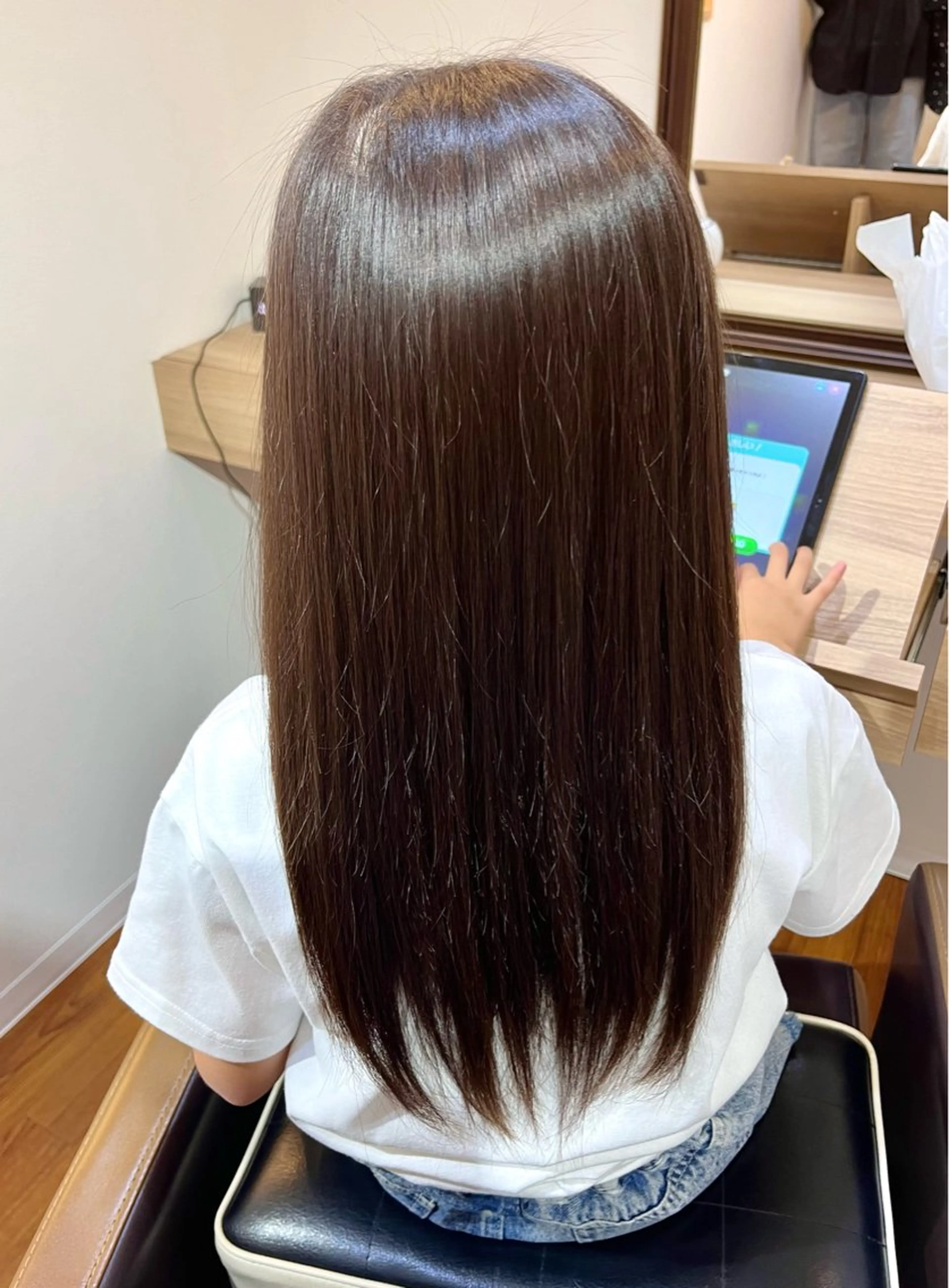 ロング キッズ 縮毛矯正 【マリブ伊勢崎本店】 hiroのヘアスタイル