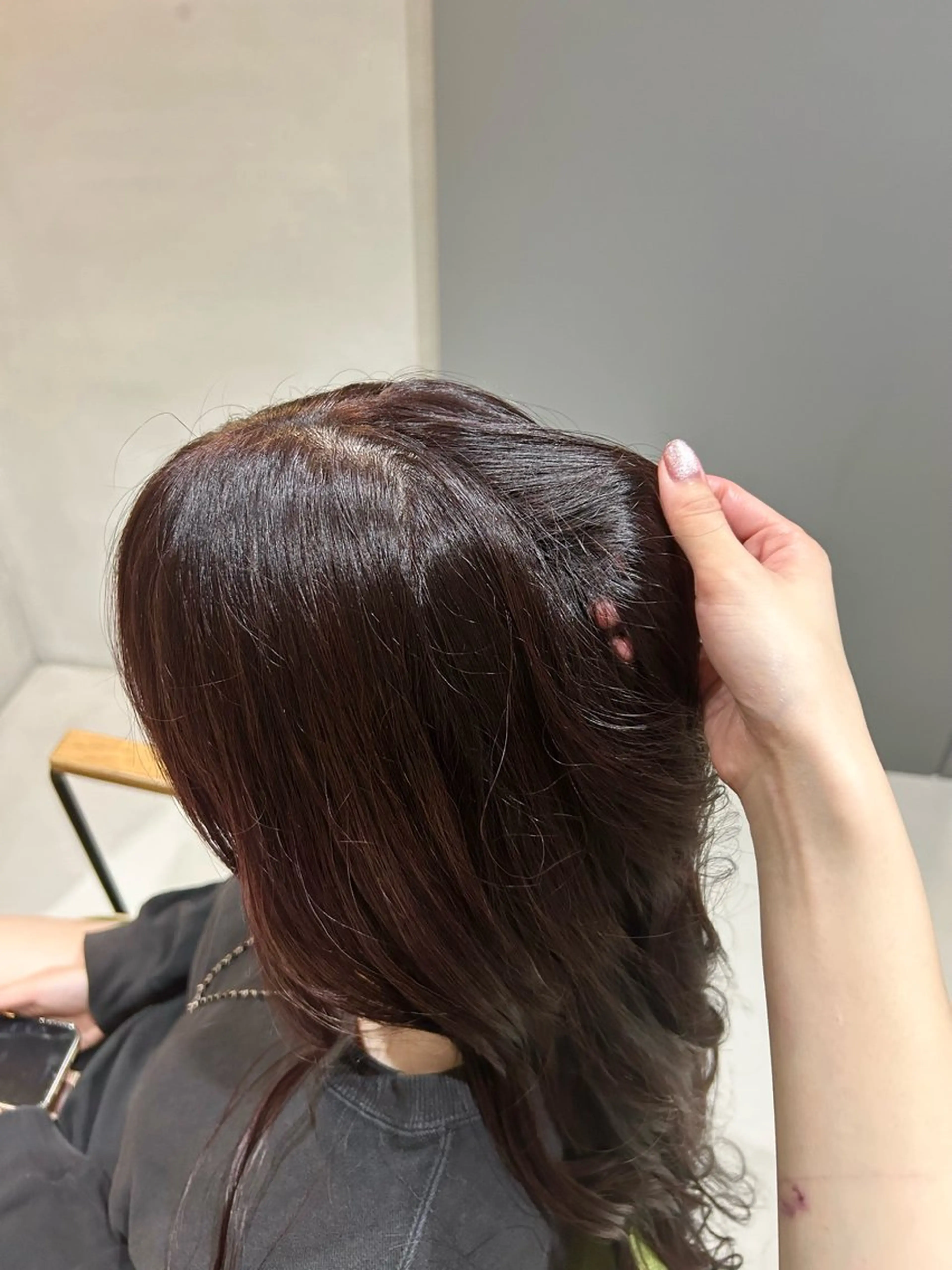 ロング カラー ハイトーン/艶髪/ 暗髪/韓国/sanaのヘアスタイル