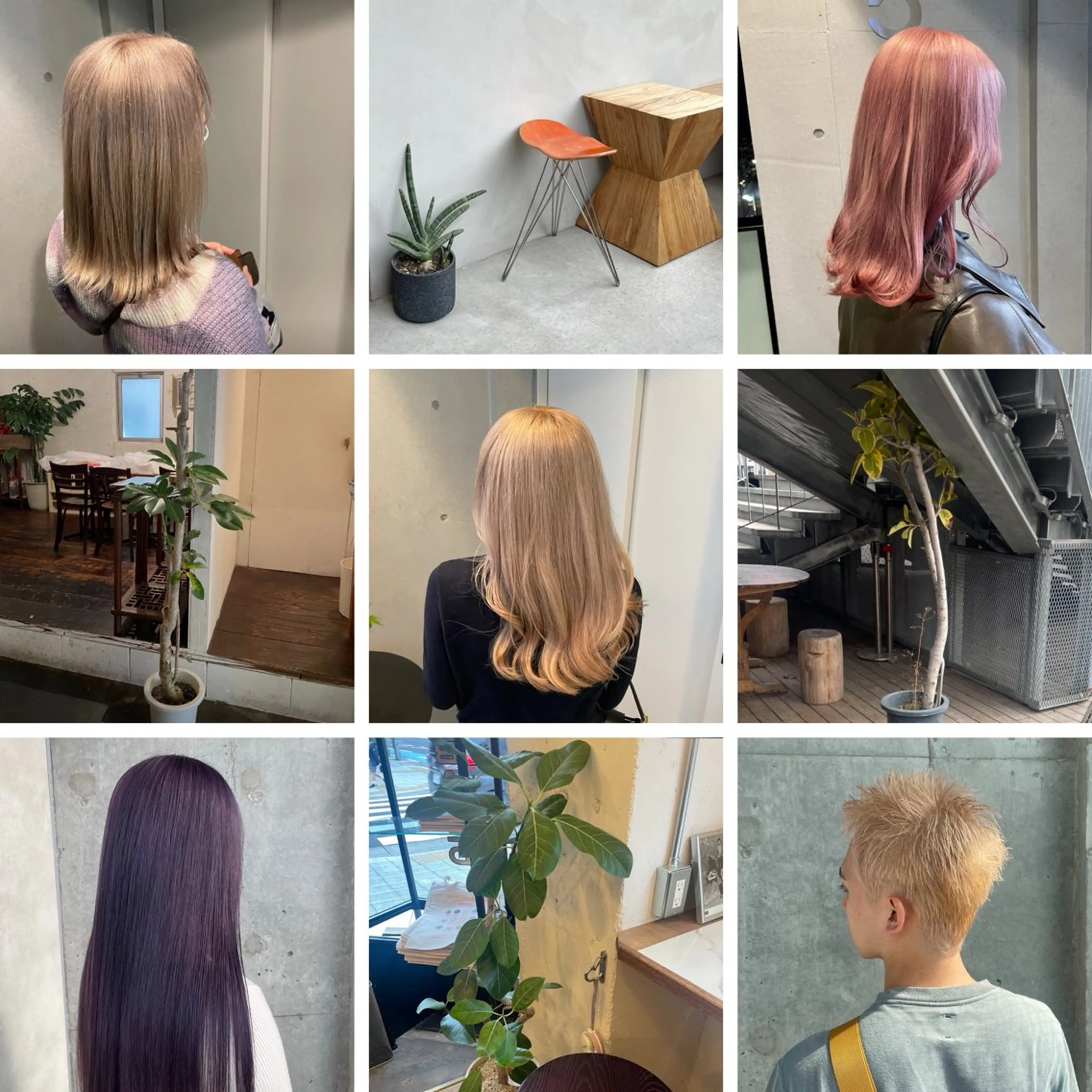 カラー ヘアカラー 抜け感ハイトーン/ ボブ/Ririnaのヘアスタイル