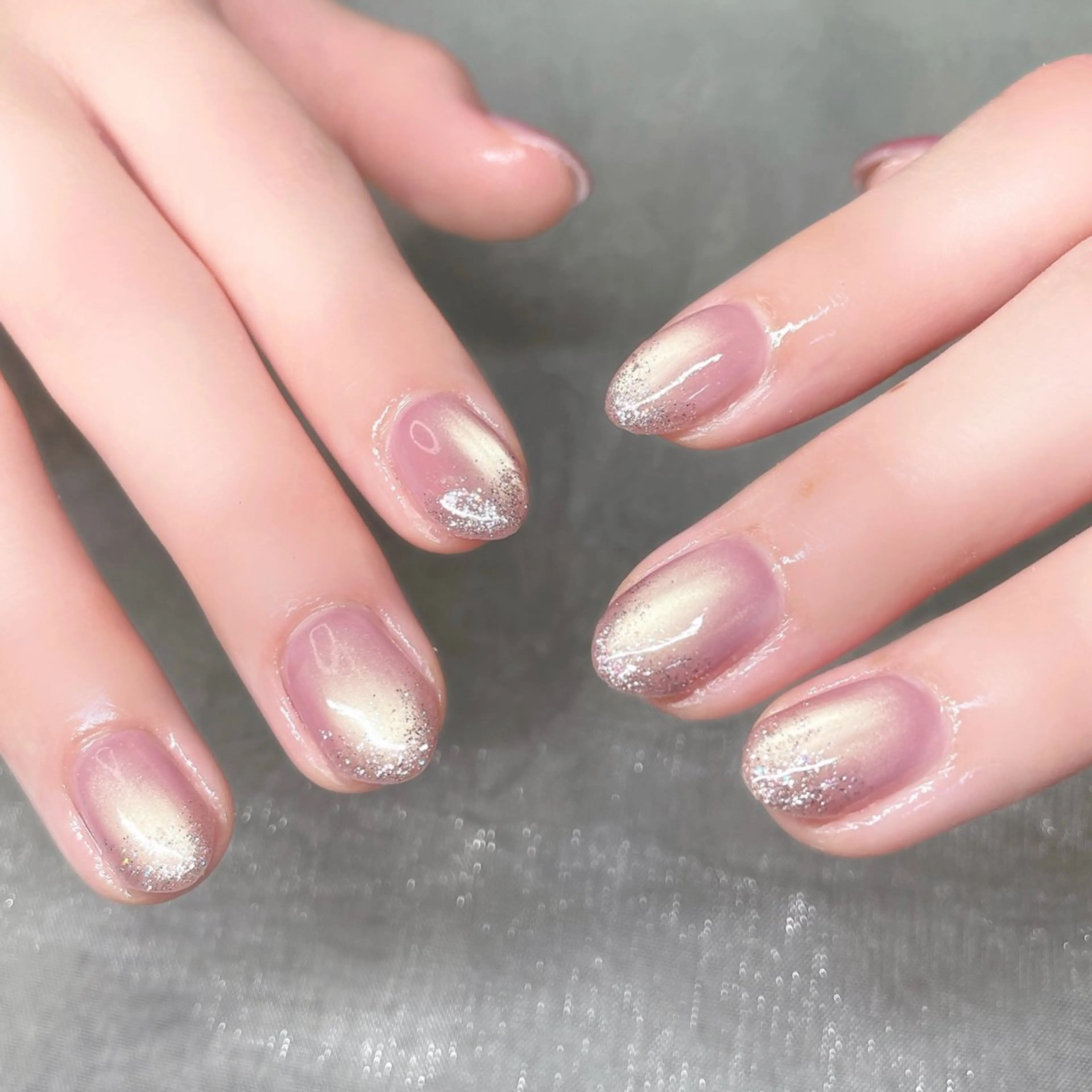 ネイル ラメ(グリッター) ハンドネイル Nailist SUZU所属・Nailist suzuのネイルデザイン