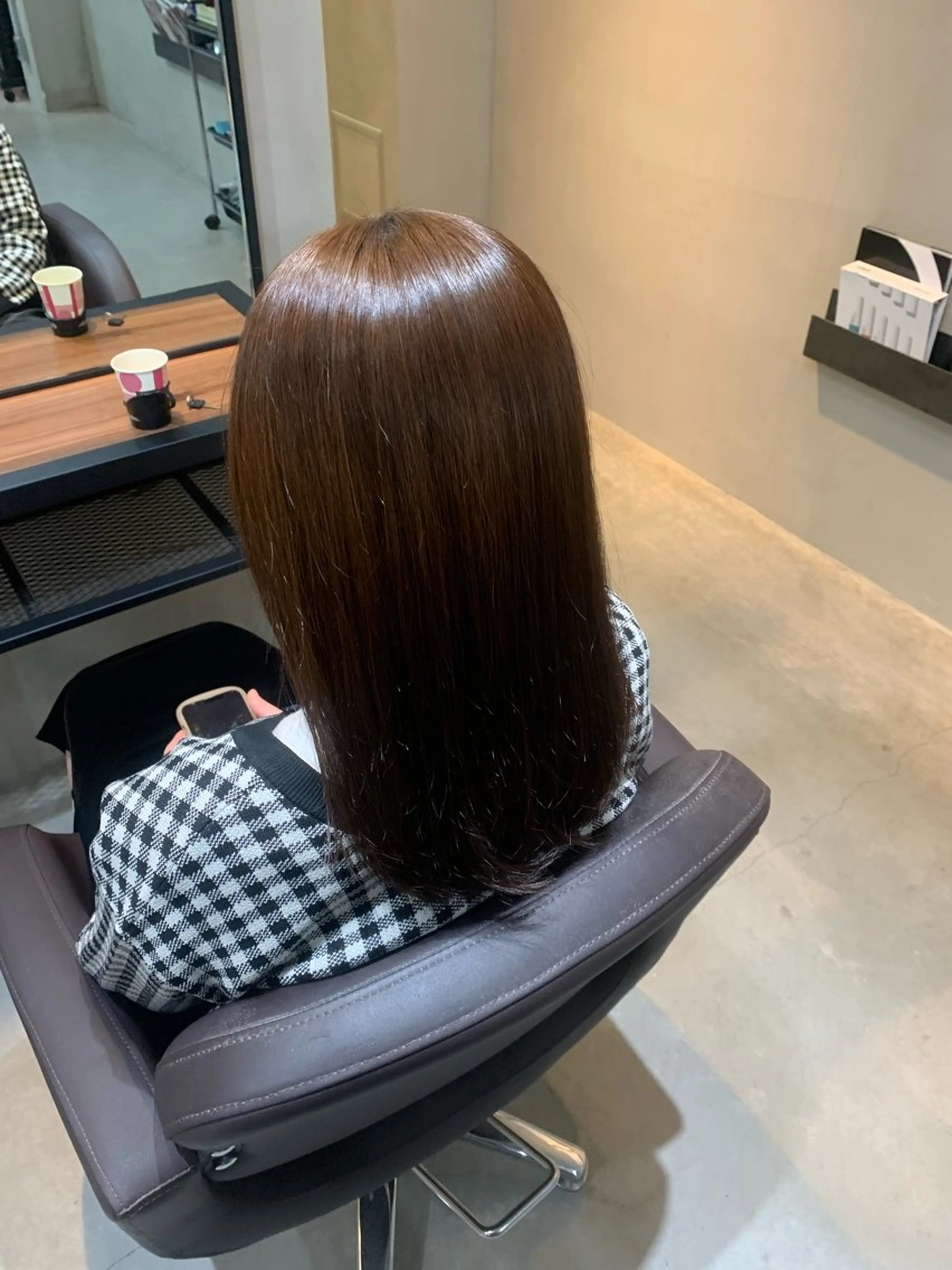 セミロング カラー AUBE HAIR elna　仙台東口店 【オーブ ヘアー エルナ】所属・AUBE 浅野のヘアスタイル