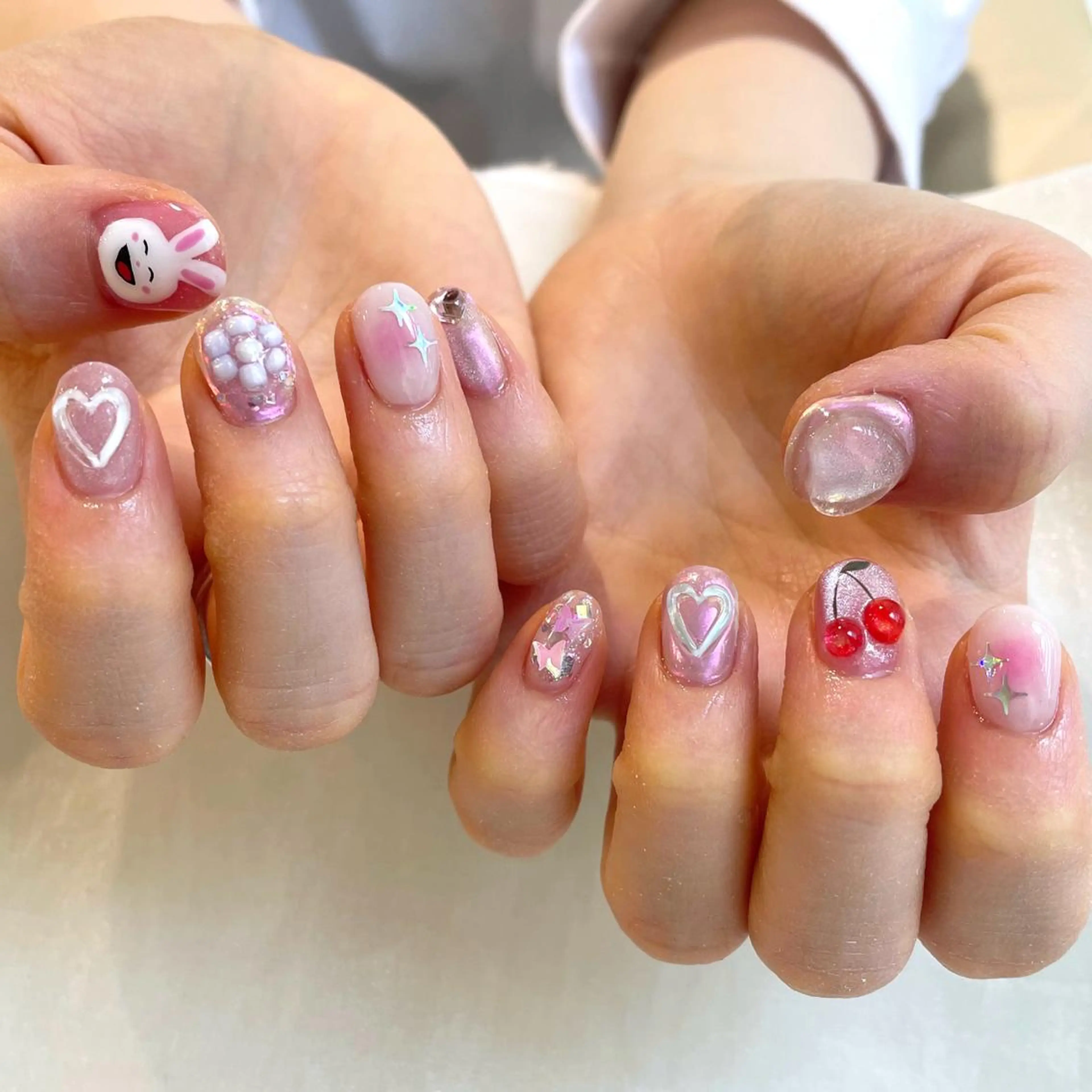 ネイル ハンドネイル 新井 ひなののネイルデザイン