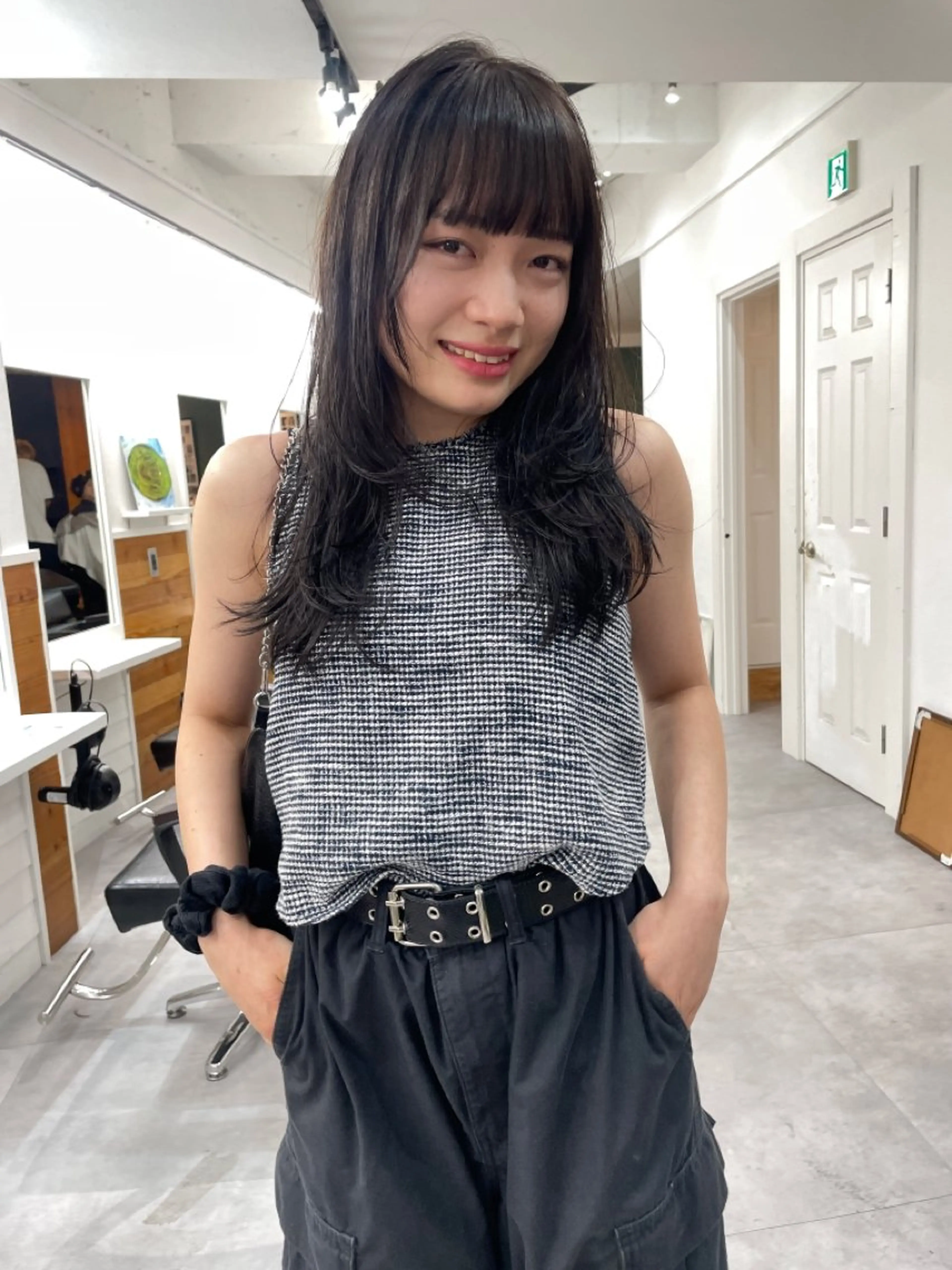 ミディアム カラー レイヤーカット カット ヘアカラー トリートメント レイヤー/似合わせ TAKUYAのヘアスタイル