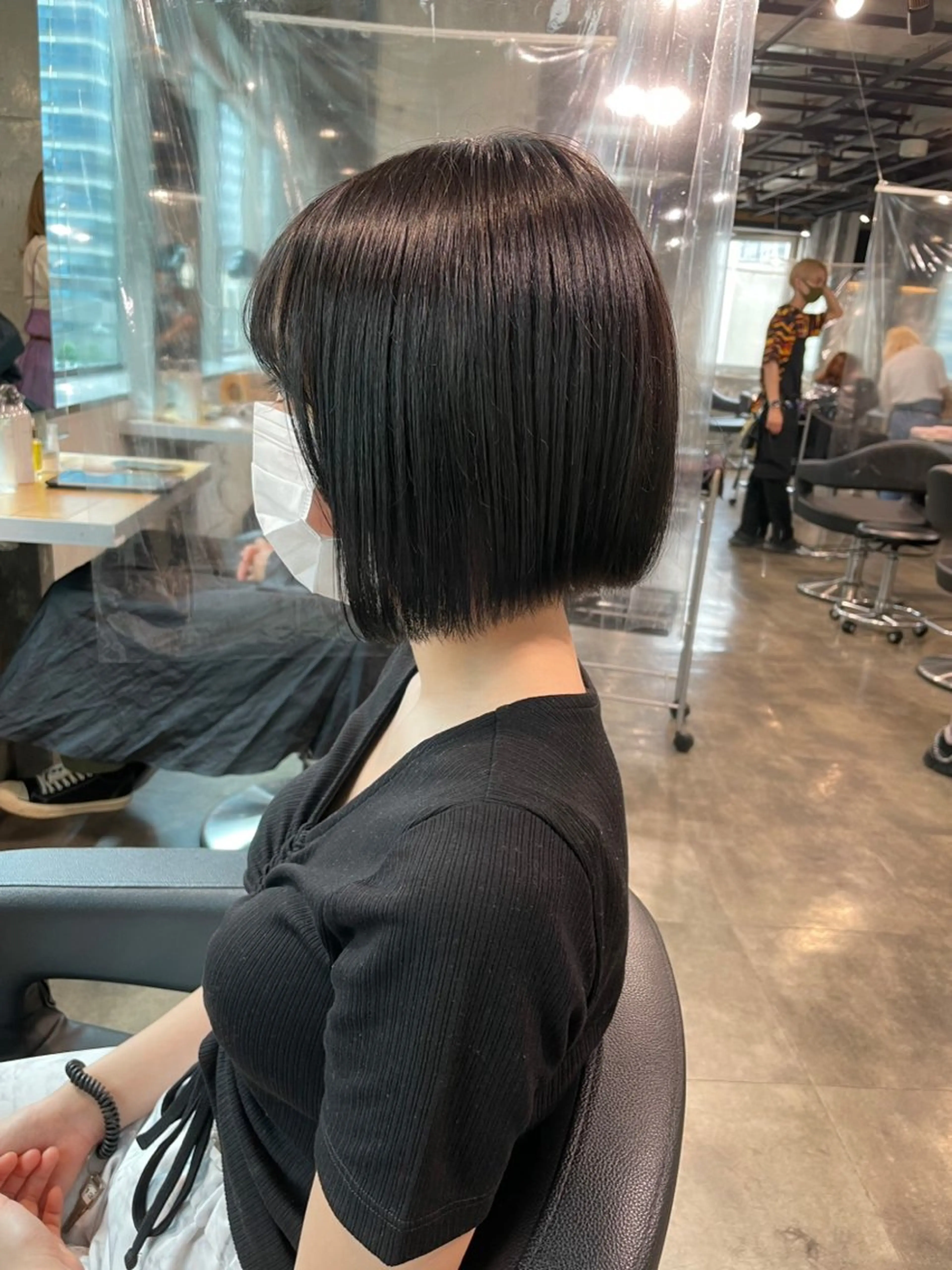 ショート カラー ヘアアレンジ flammeum所属・ハイトーン/ボブ /misakiのヘアスタイル