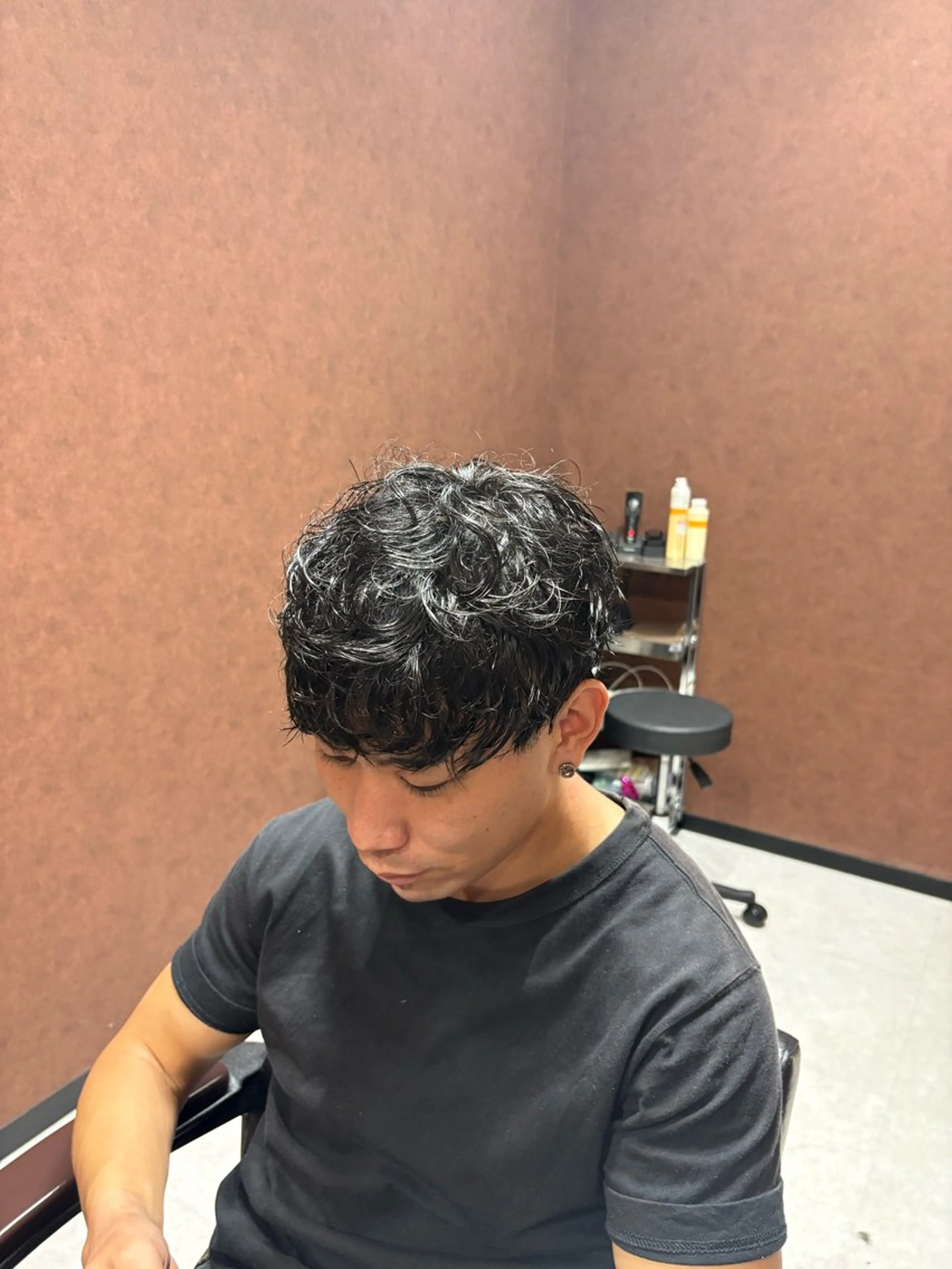 パーマ メンズ カット パーマ E 難波店 Rei /メンズのヘアスタイル