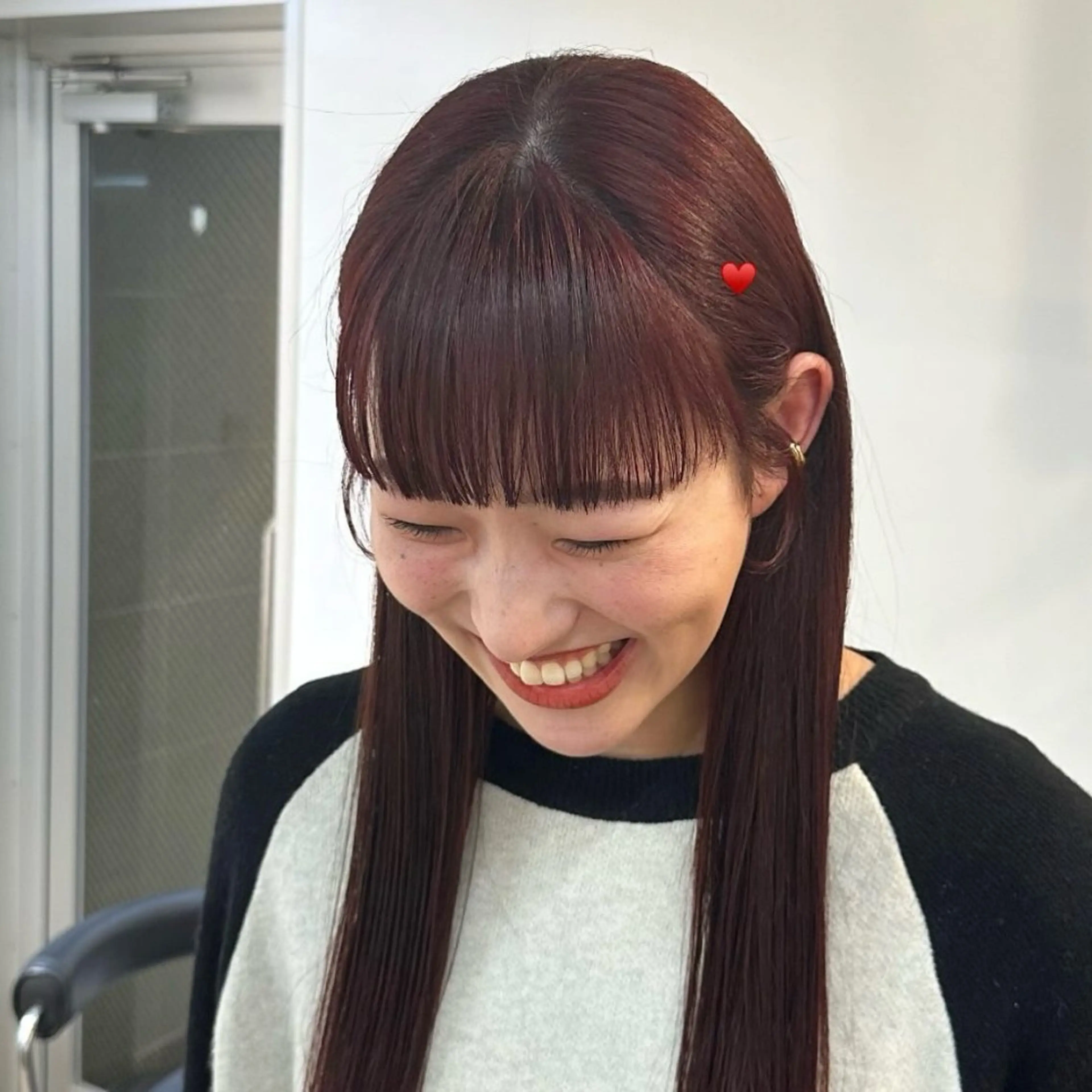 ロング カット ヘアカラー トリートメント fit /Rihoのヘアスタイル