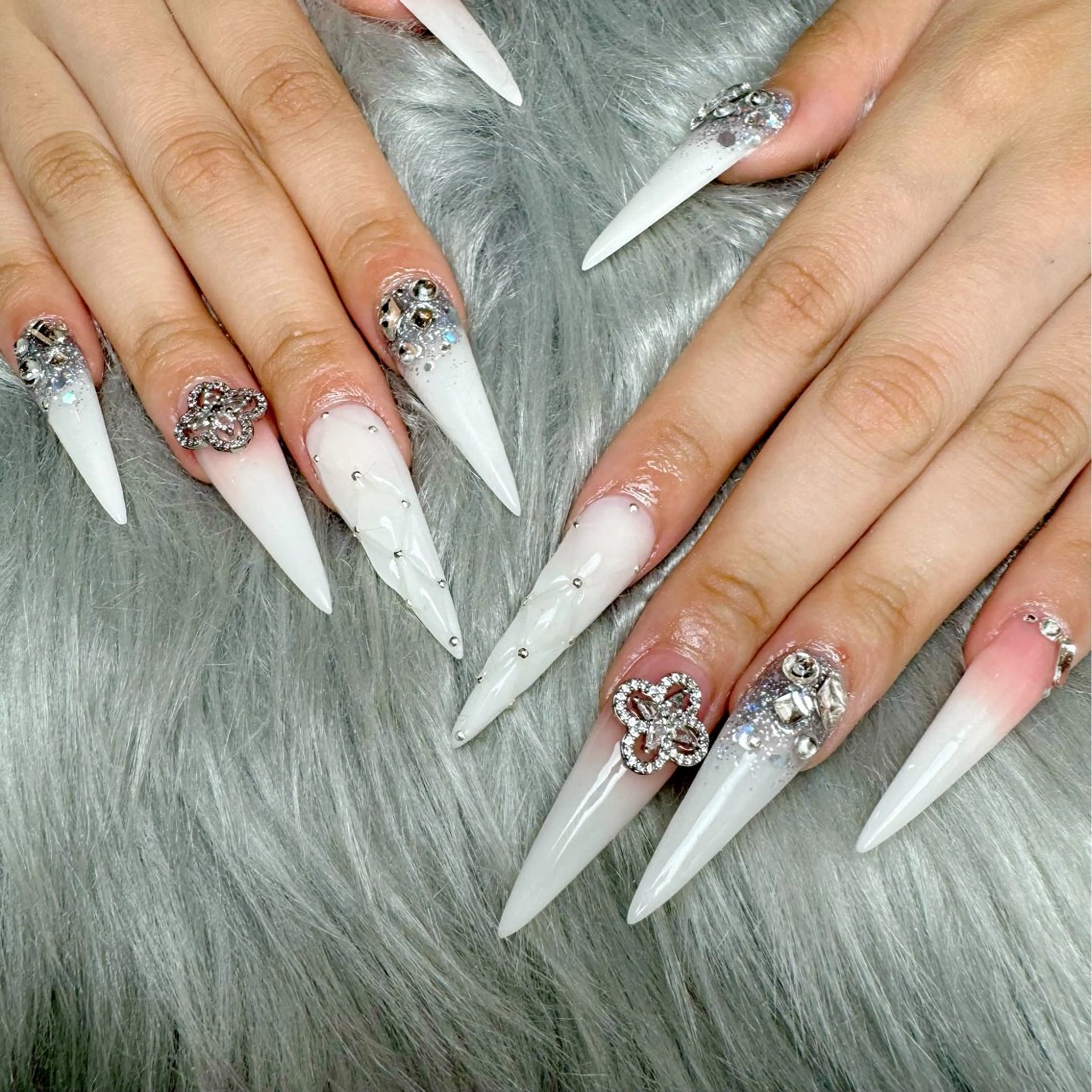 スカルプ💅１０本アートつけ放題🦋(Mまで！)の写真