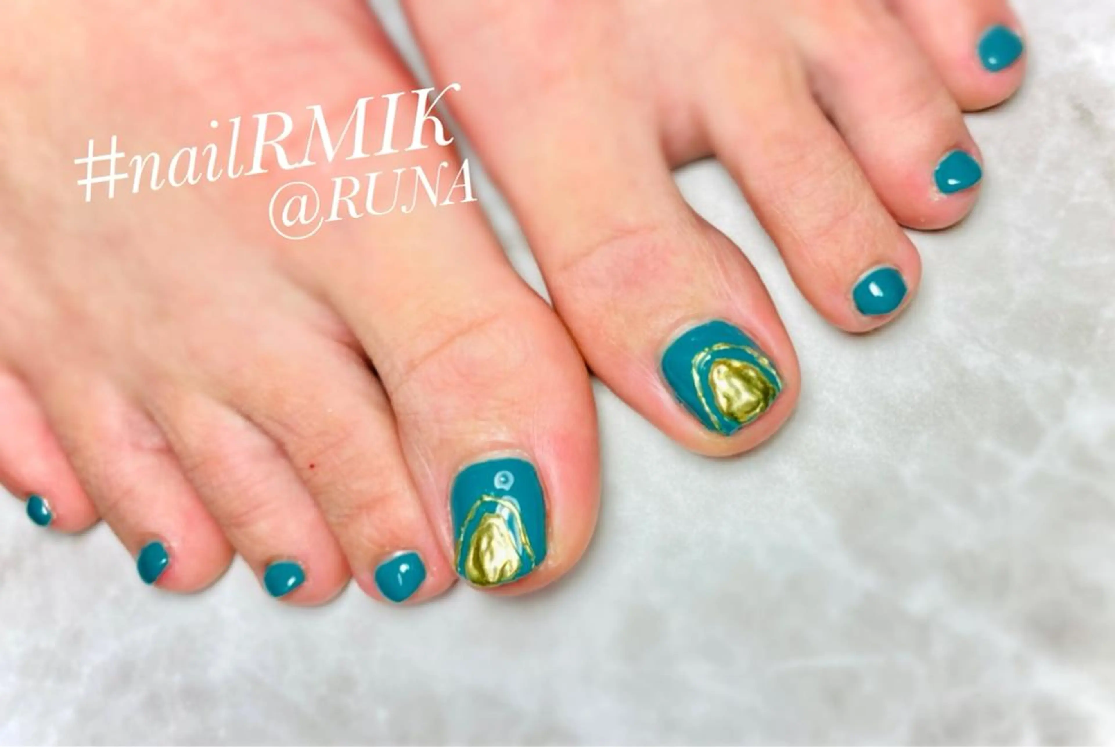ネイル フットネイル nailsalon RMIKのネイルデザイン