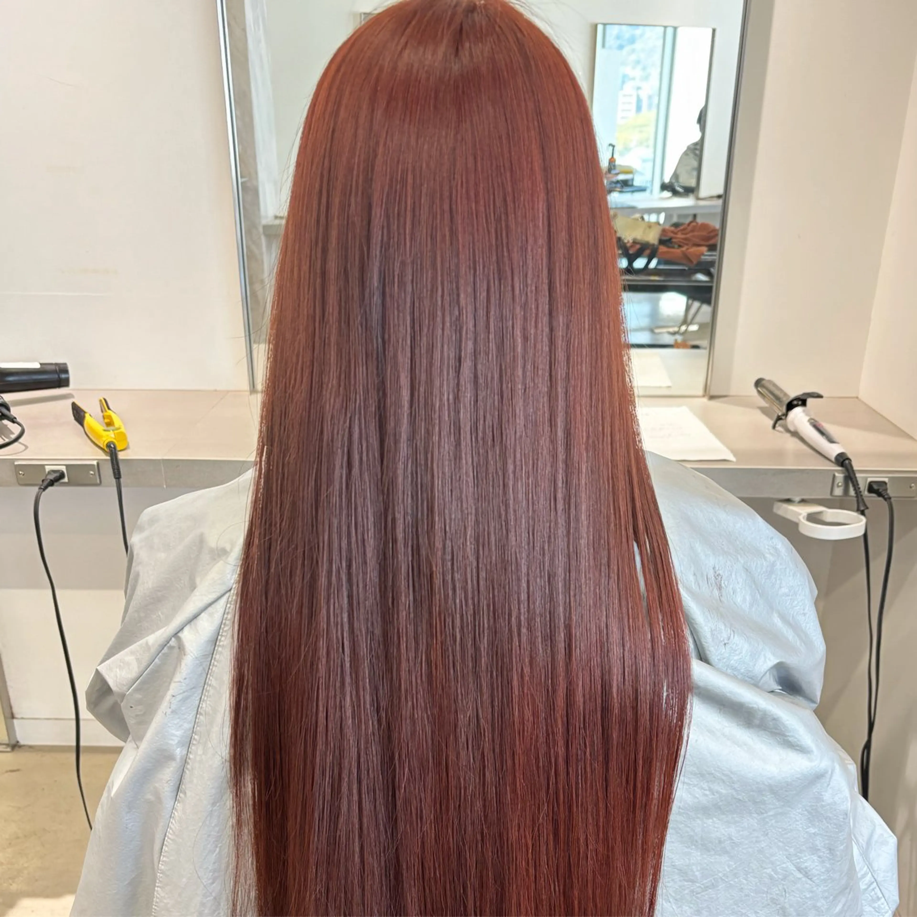 ロング カラー レッドカラー 🌟難波/EIGHT 副店長RIKOのヘアスタイル