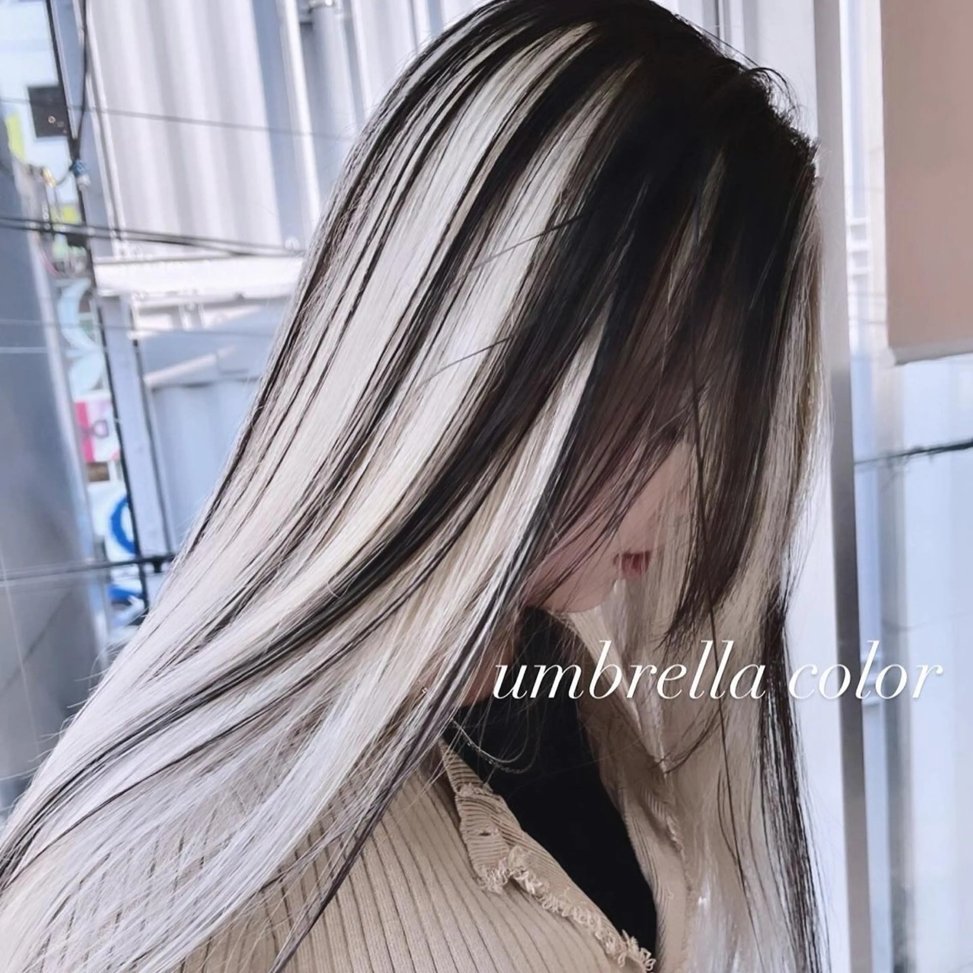 ロング カラー カット ヘアカラー トリートメント ヘアセット 💜ハイトーン💛 マジカルかいちゃんのヘアスタイル