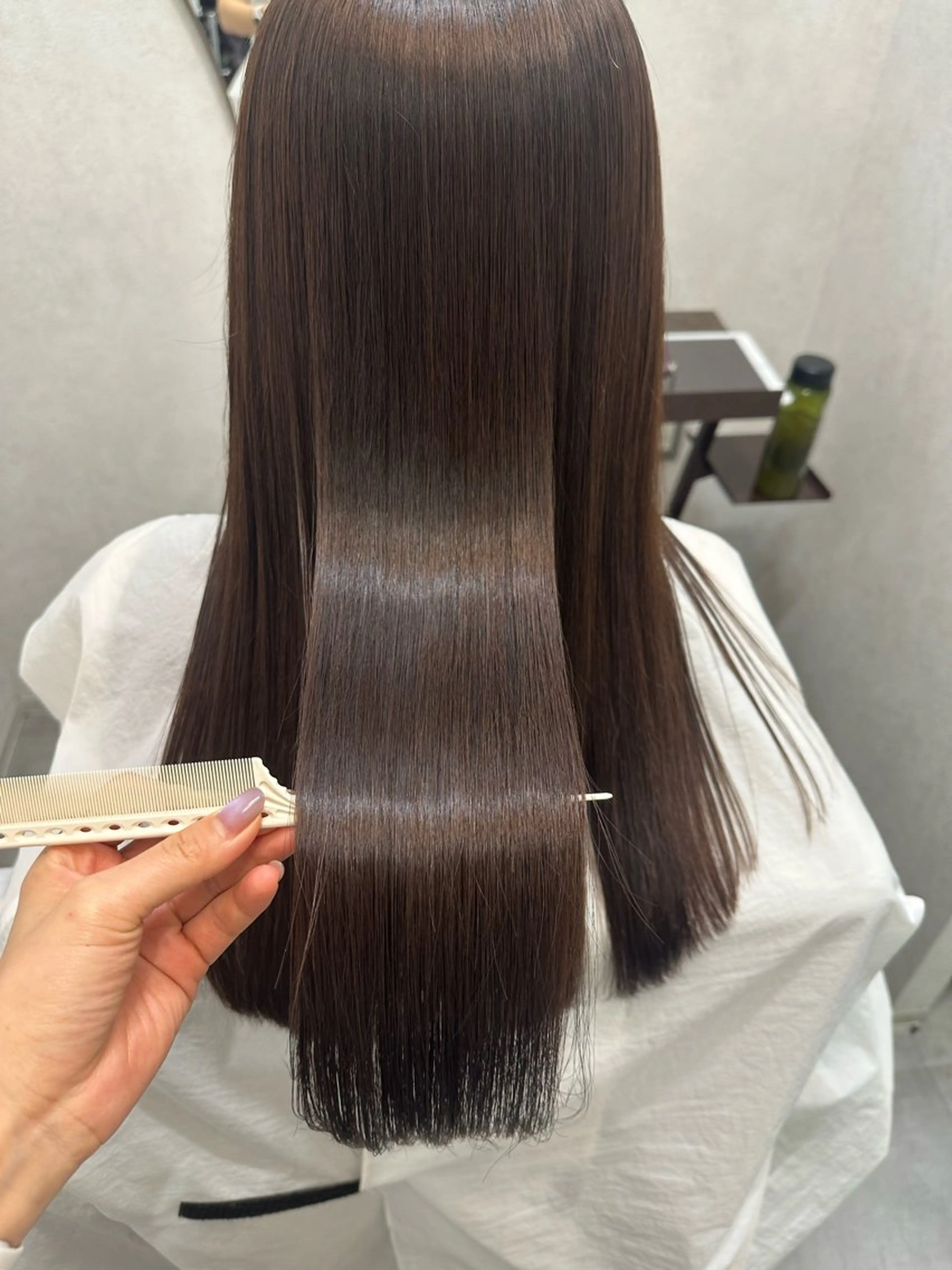 ロング トリートメント ナチュラル🎀透明感 カラー/香香のヘアスタイル