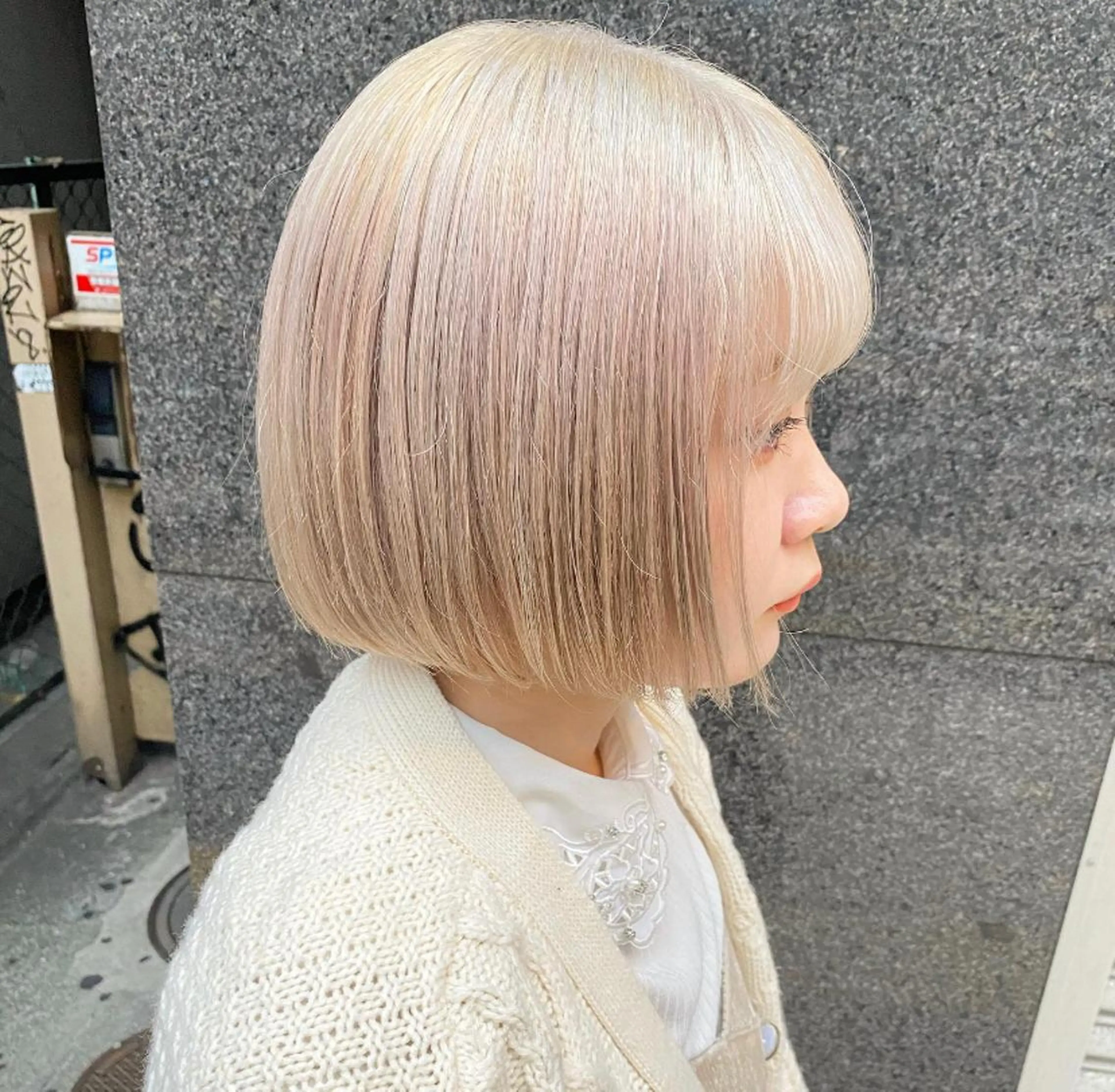ショート カラー ブリーチ ケアブリーチ ダブルカラー ハイトーンカラー イルミナカラー ヘアカラー トリートメント ヘアセット 🧡色落ちまで2度綺 麗なカラー🧡ヨシキのヘアスタイル