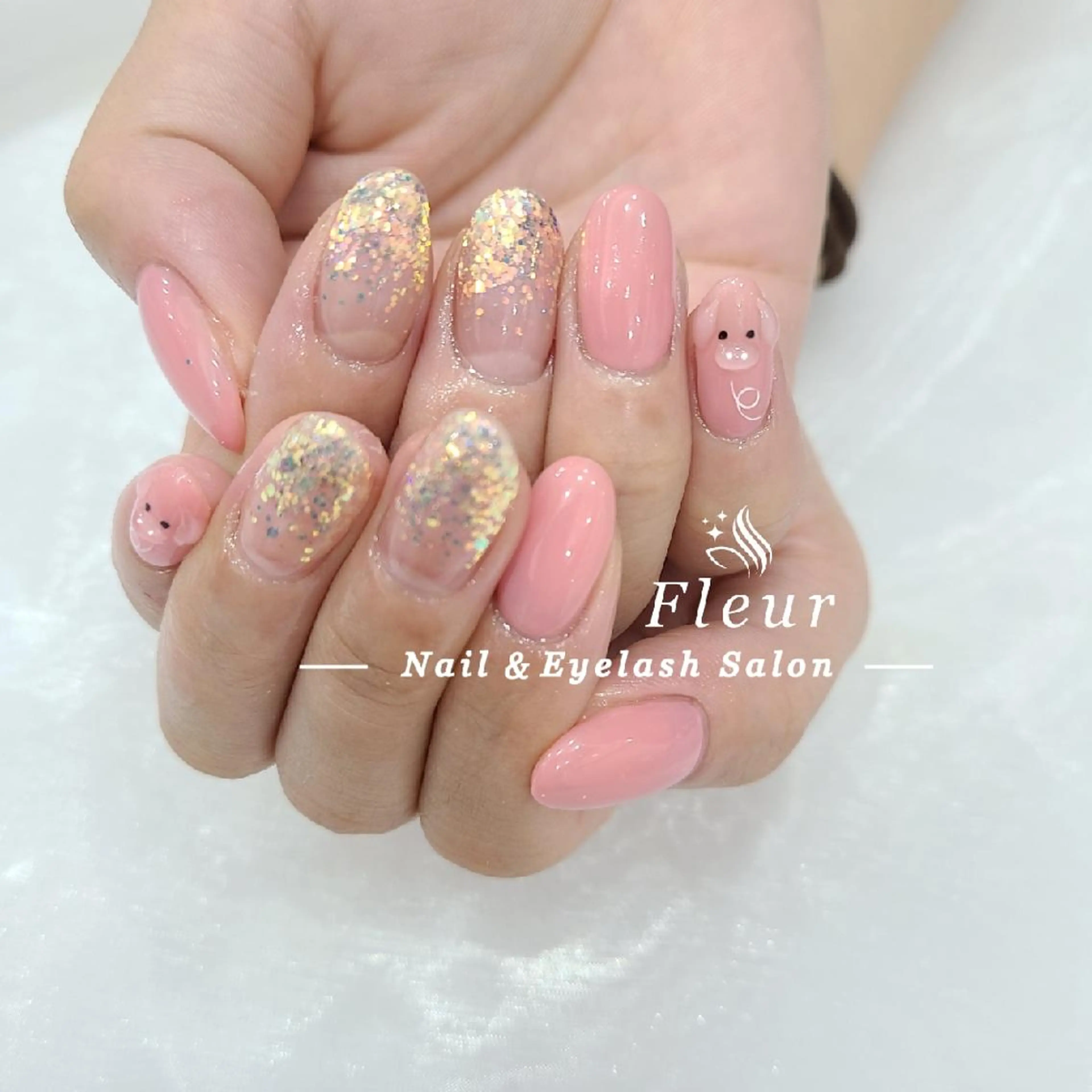 ネイル nail&eye ♡Fleur♡のネイルデザイン