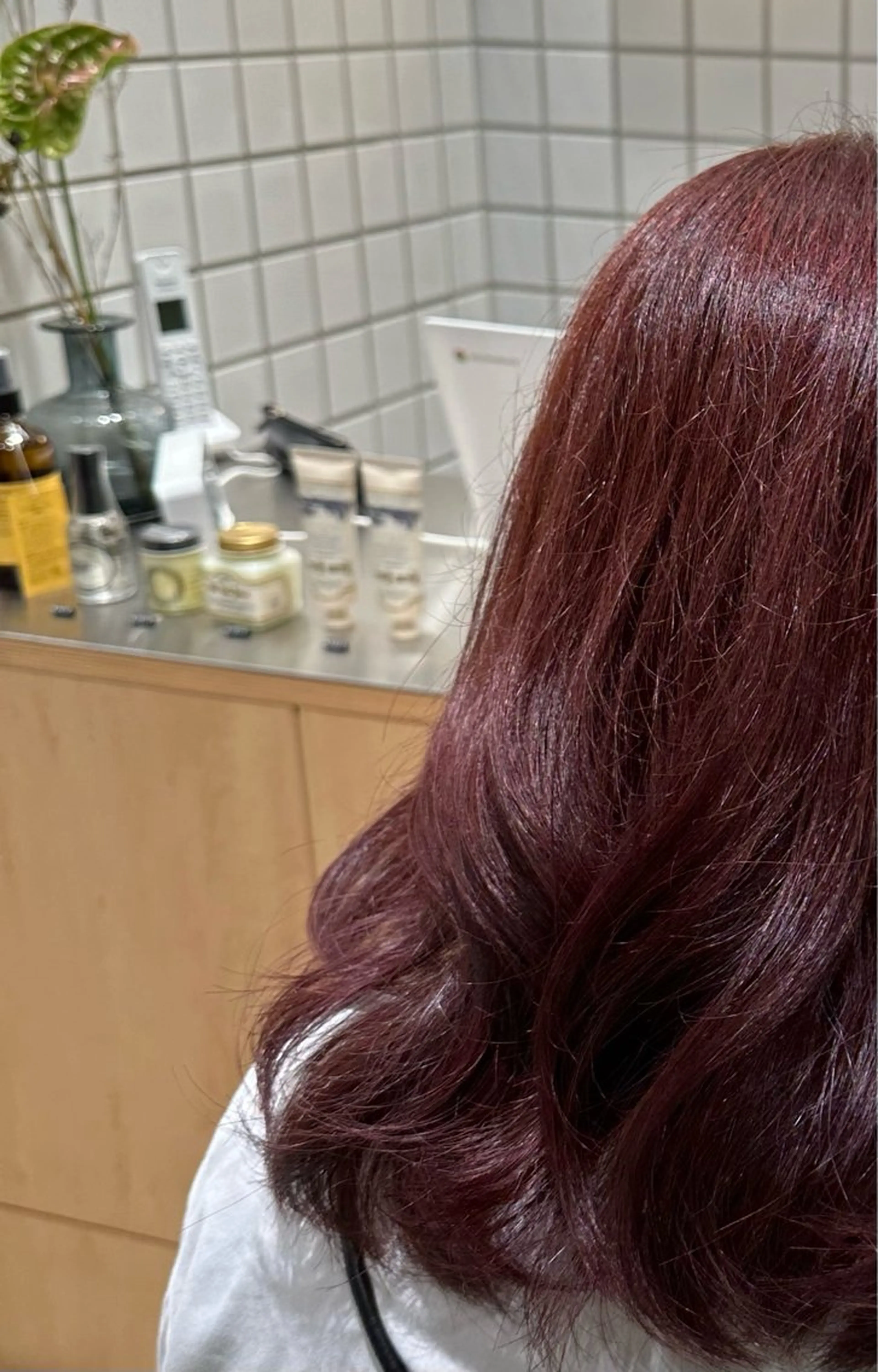 セミロング ヘアカラー 🍇透明感カラー/ カットひかる🍒のヘアスタイル