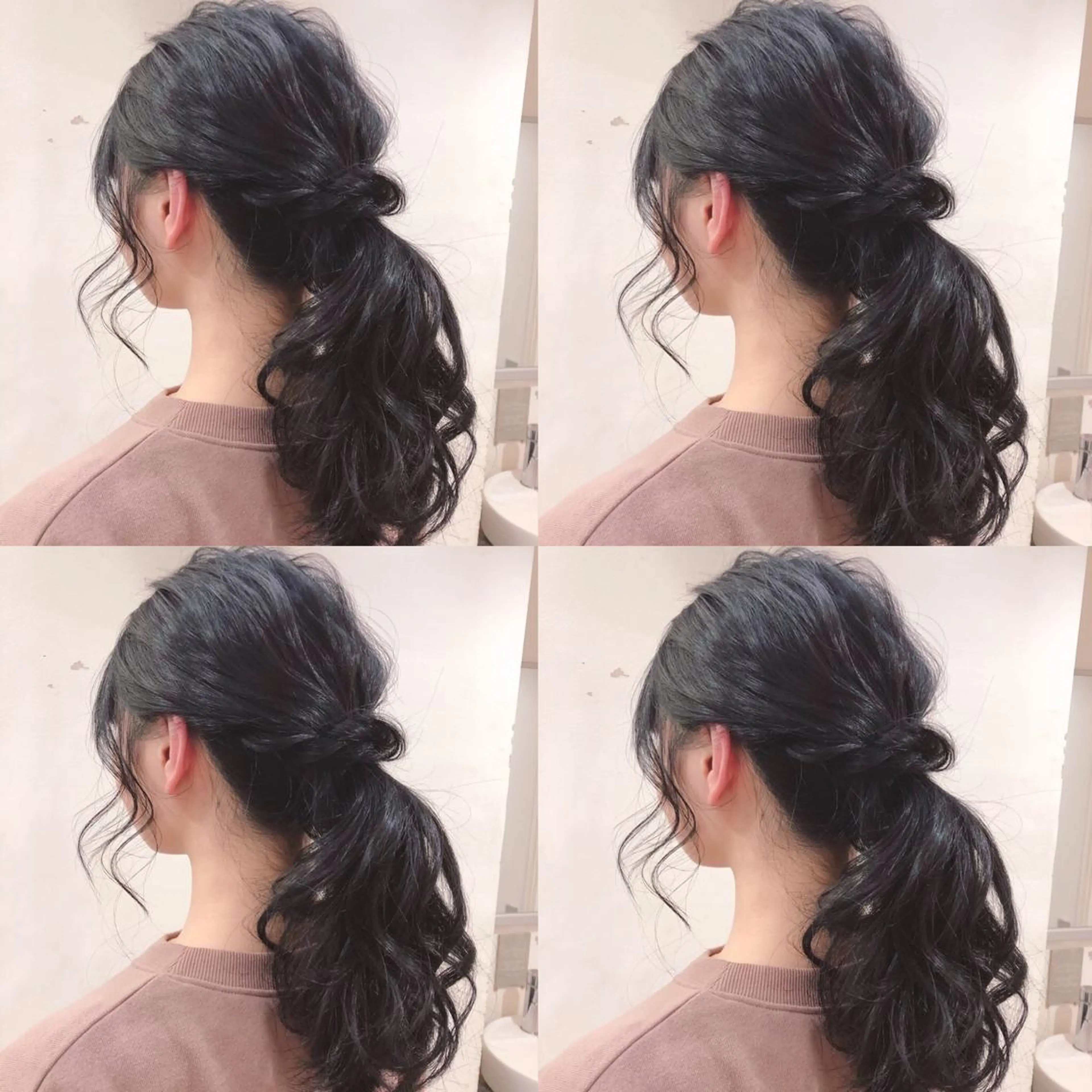 セミロング ヘアアレンジ ヘアセット 🌷MAYU 🌷のヘアスタイル