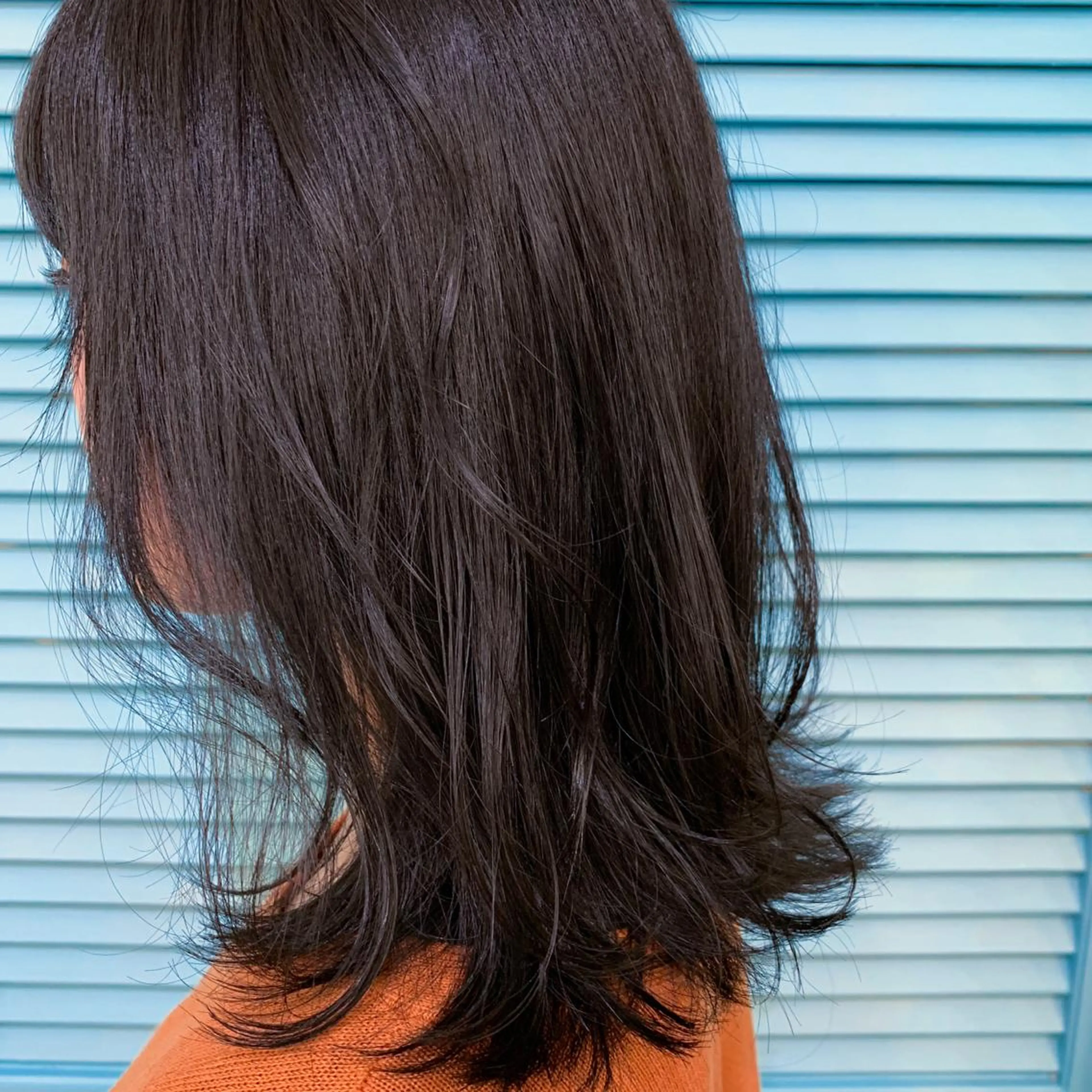 ミディアム カラー アディクシーカラー アクアカラー アッシュ バレイヤージュ ベージュカラー Lome'所属・✨ブリーチマスター✨ オクヤマヨウスケのヘアスタイル