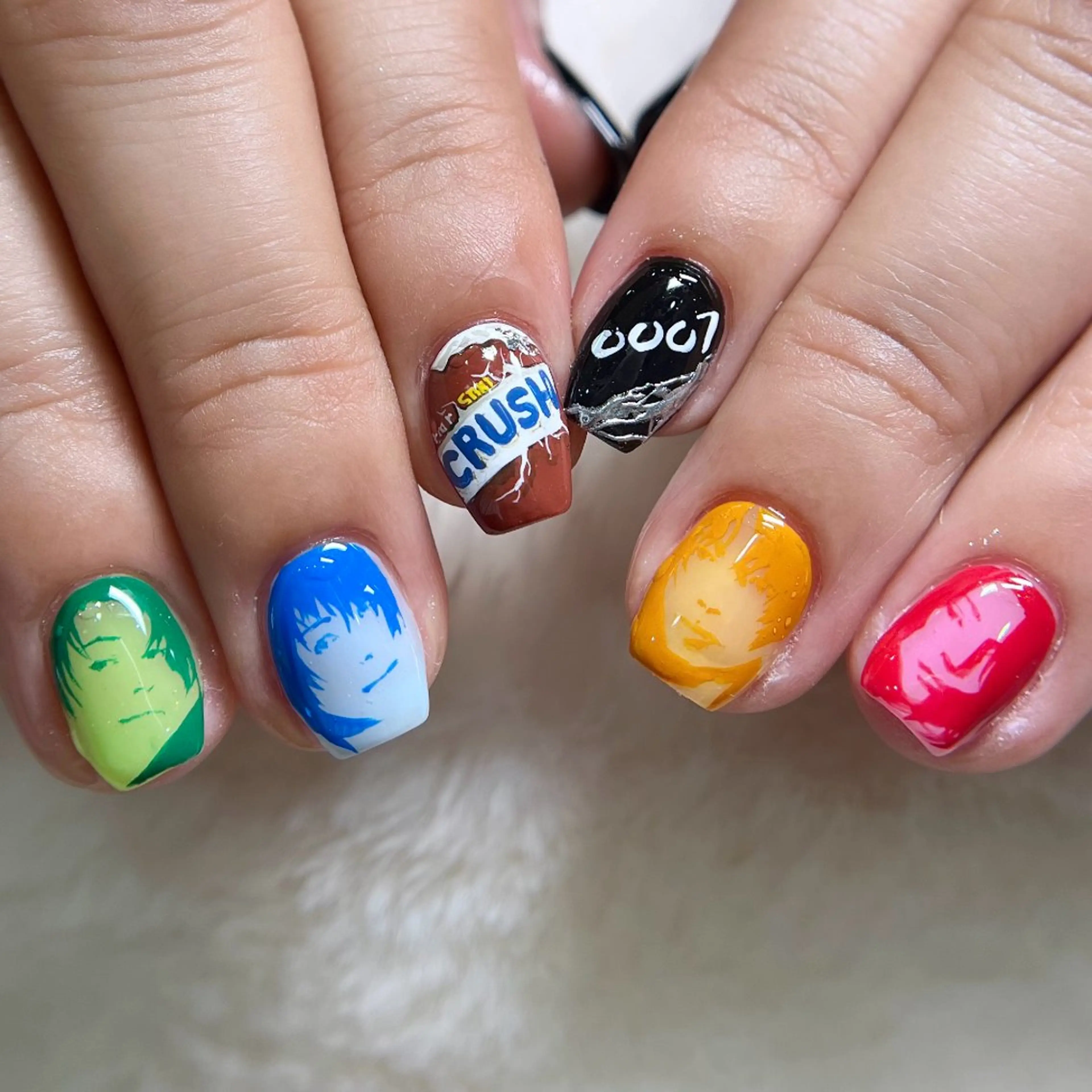 ショート ハンドネイル METORO NAILのネイルデザイン