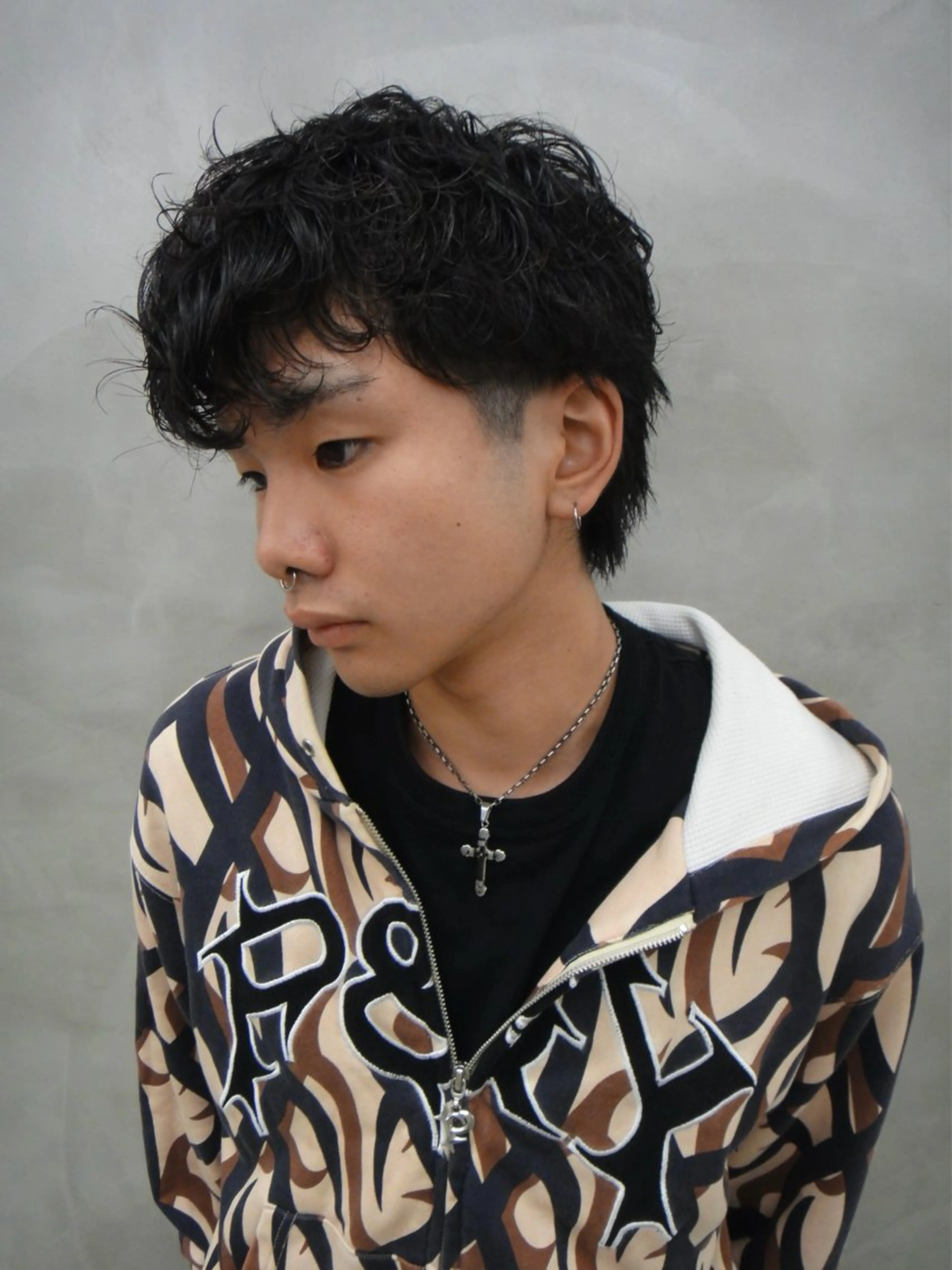 パーマ メンズ カット パーマ メンズカット パーマ[佐橋]のヘアスタイル